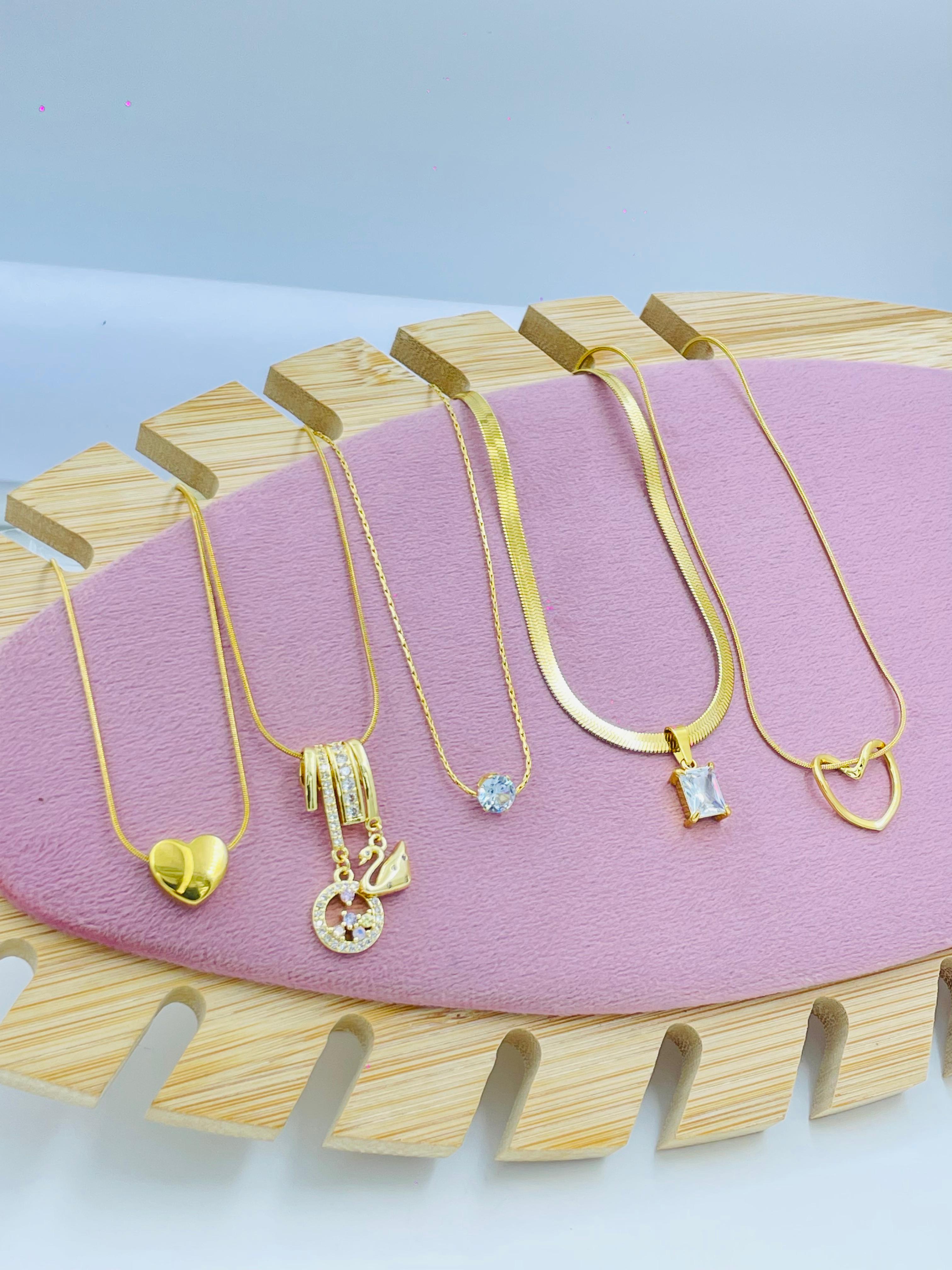 Anti-Tarnish Chain Pendants