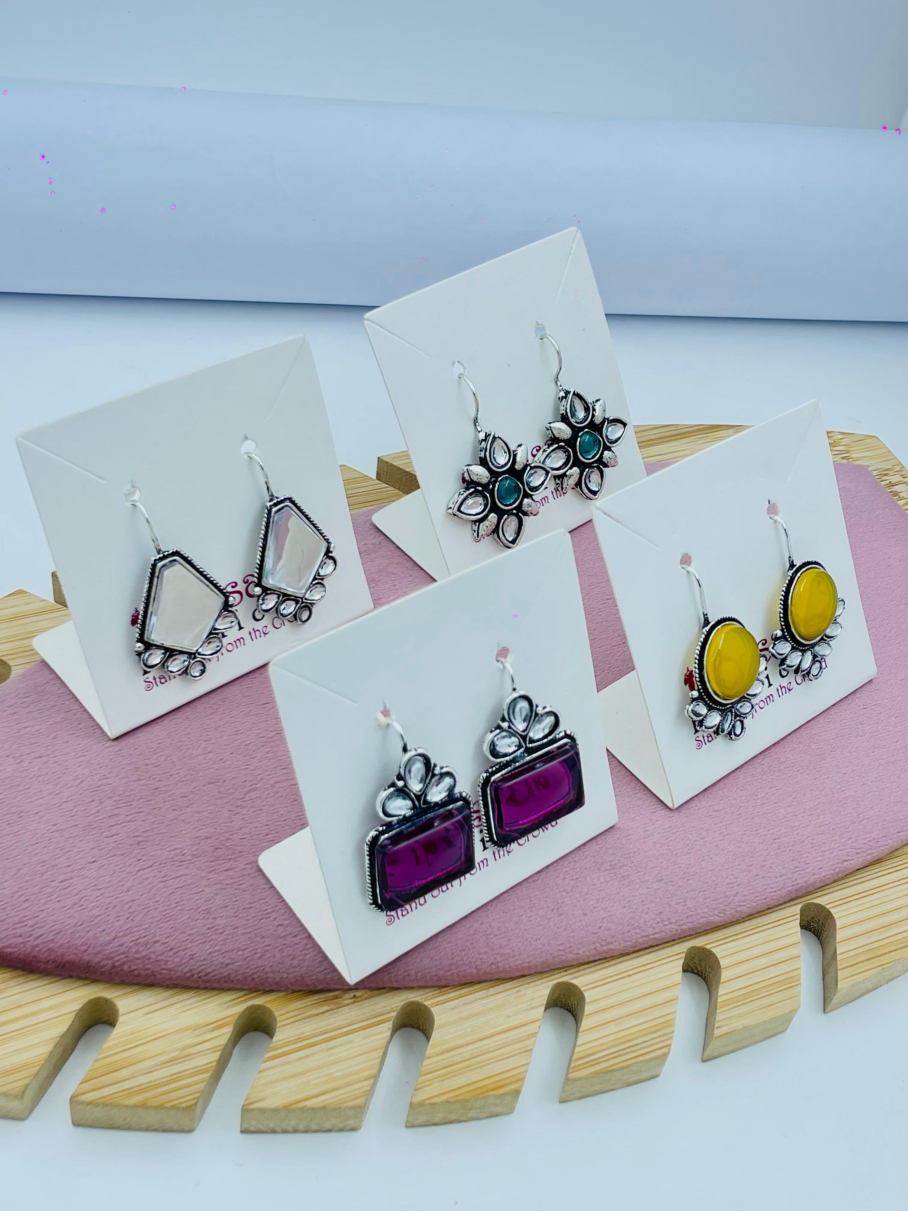 Oxidized Earrings