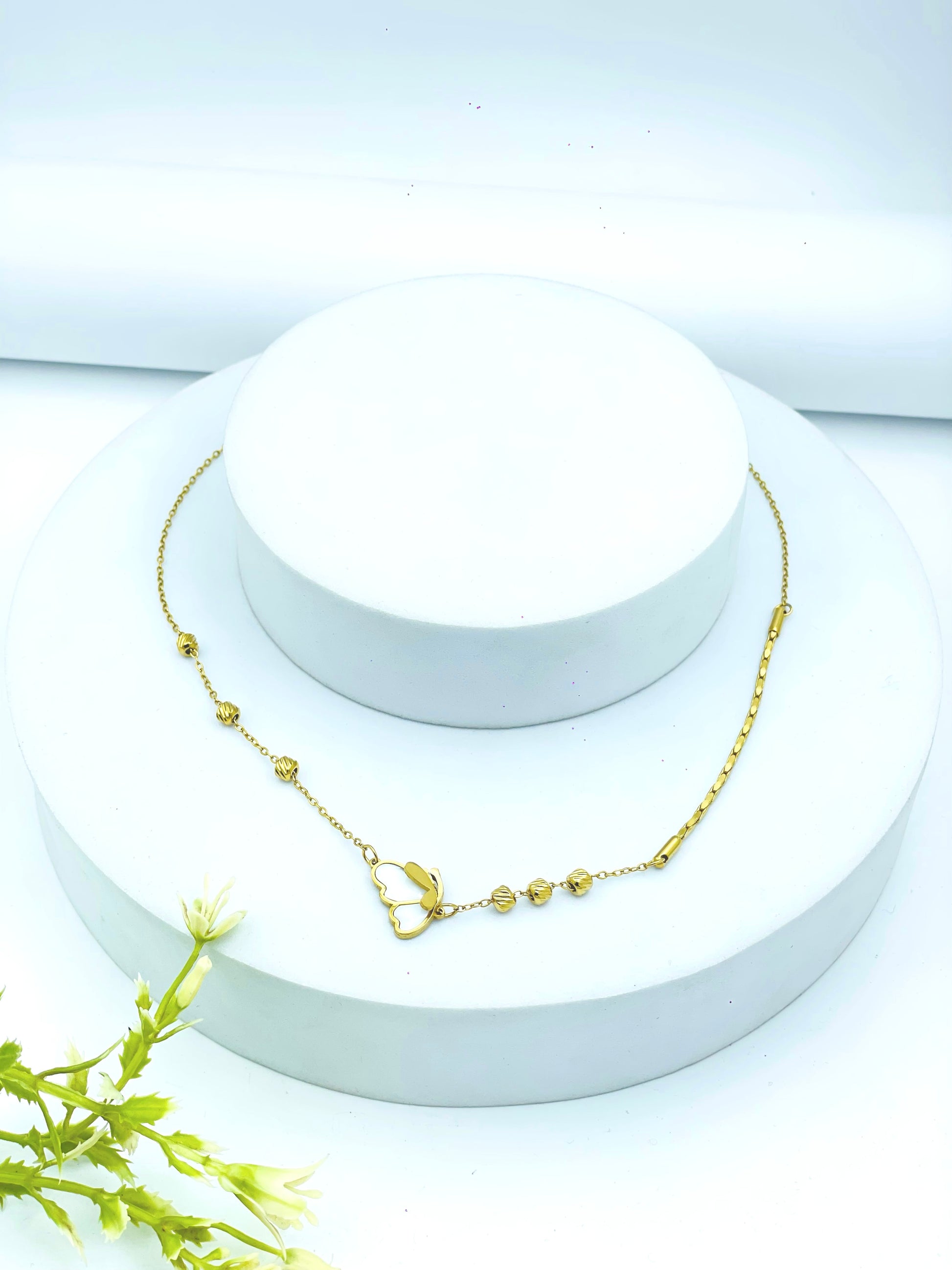 Elegant Gold Heart  Chain Stylish Jewelry