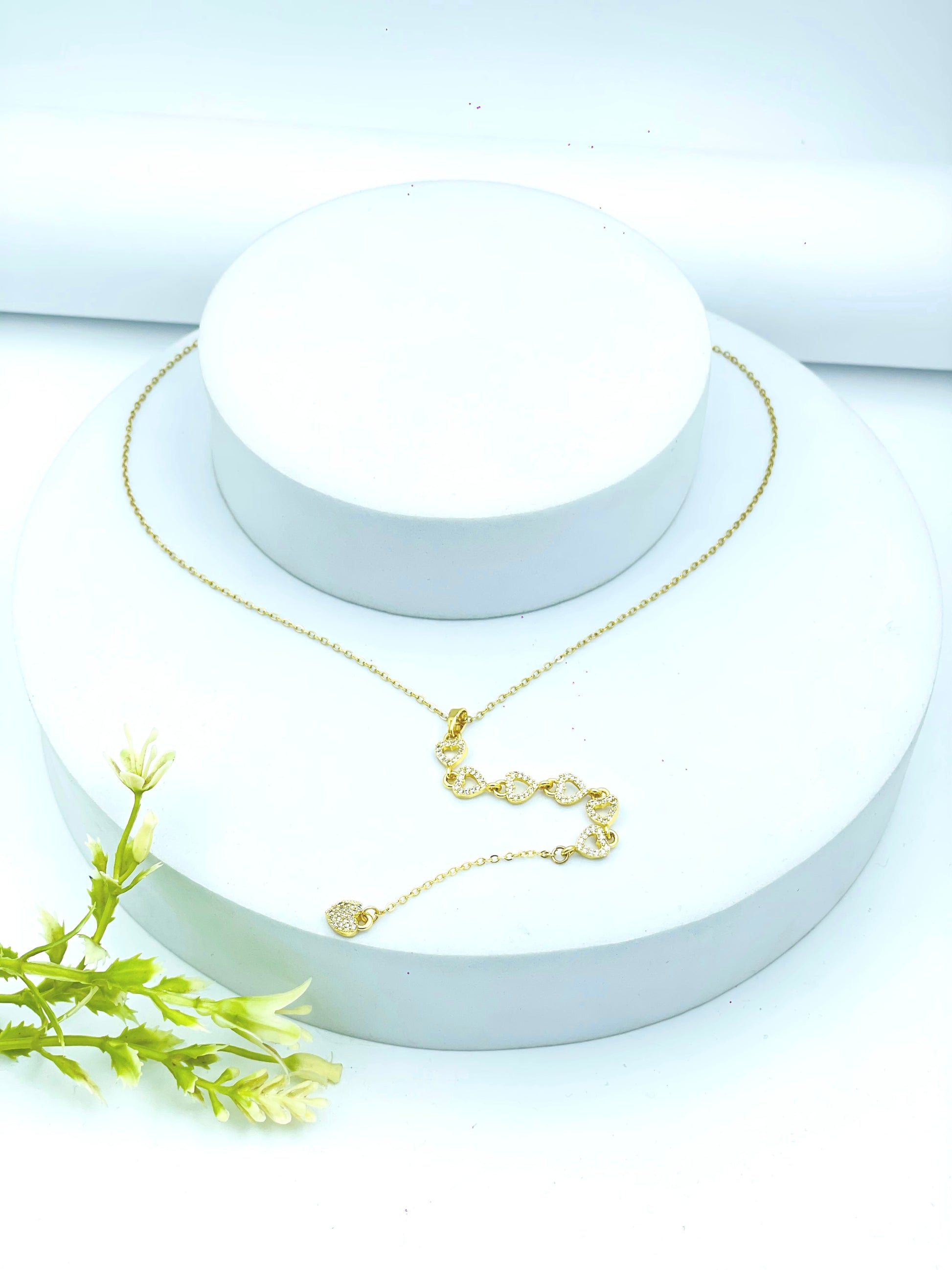 Elegant Gold Heart Pendant Necklace  Perfect Gift