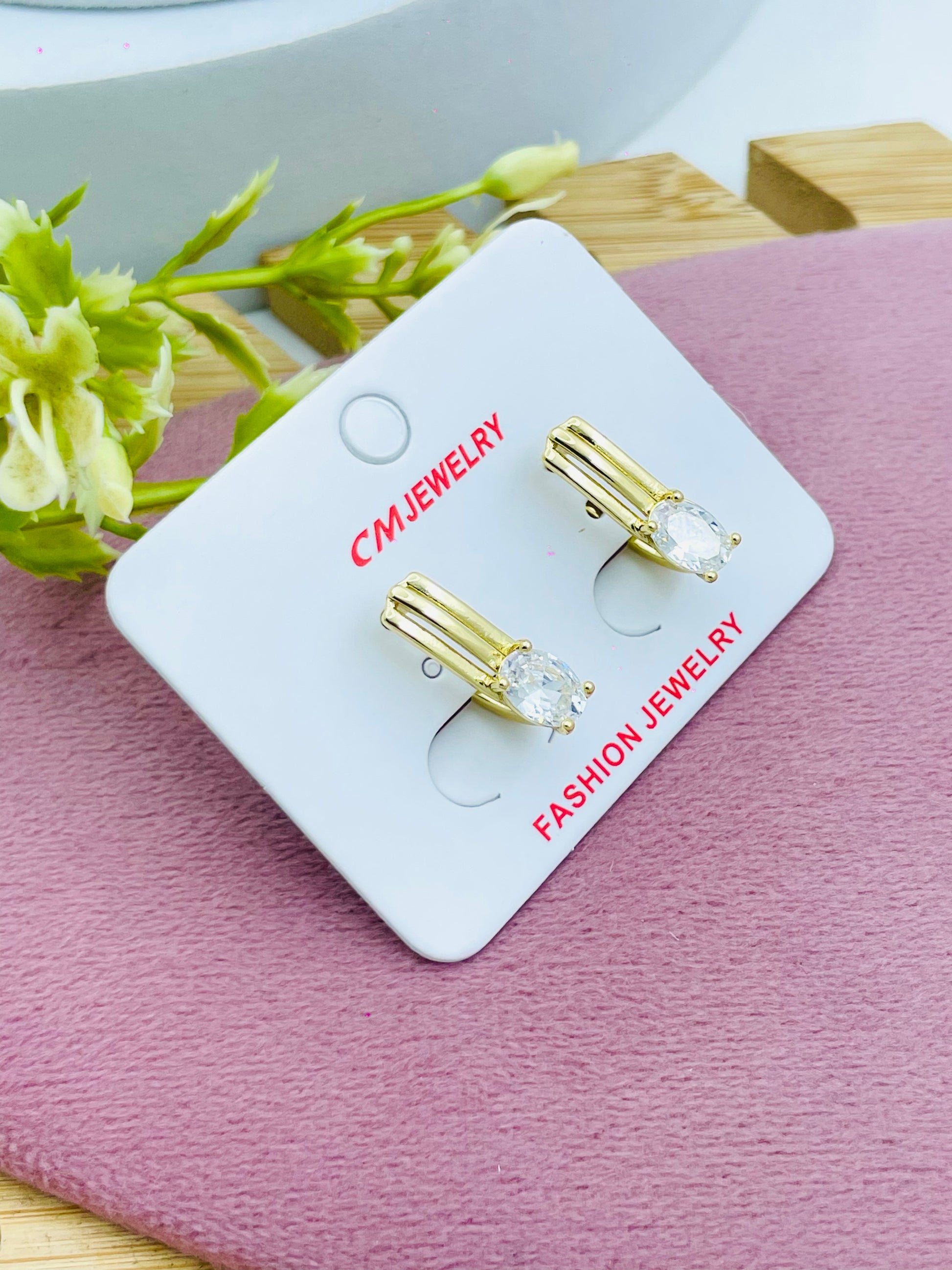Elegant Jewelry Gold Tone Earrings