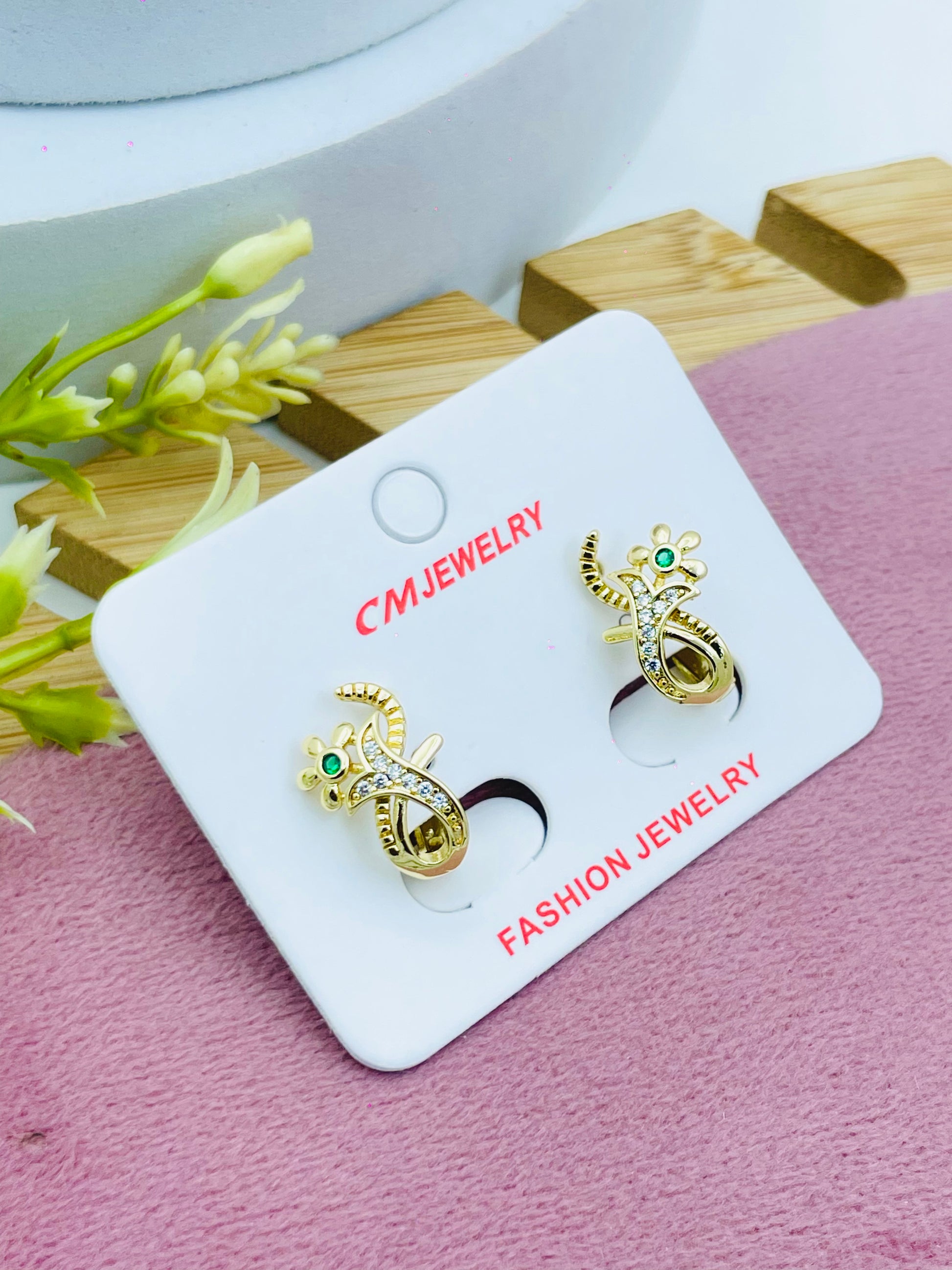GoldPlated Lizard Earrings  Fashion Jewelry