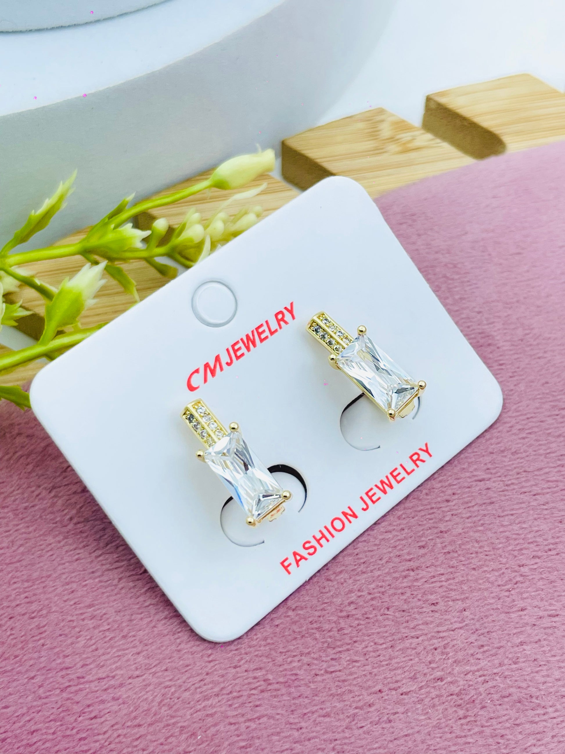 Elegant Crystal Drop Earrings Jewelry