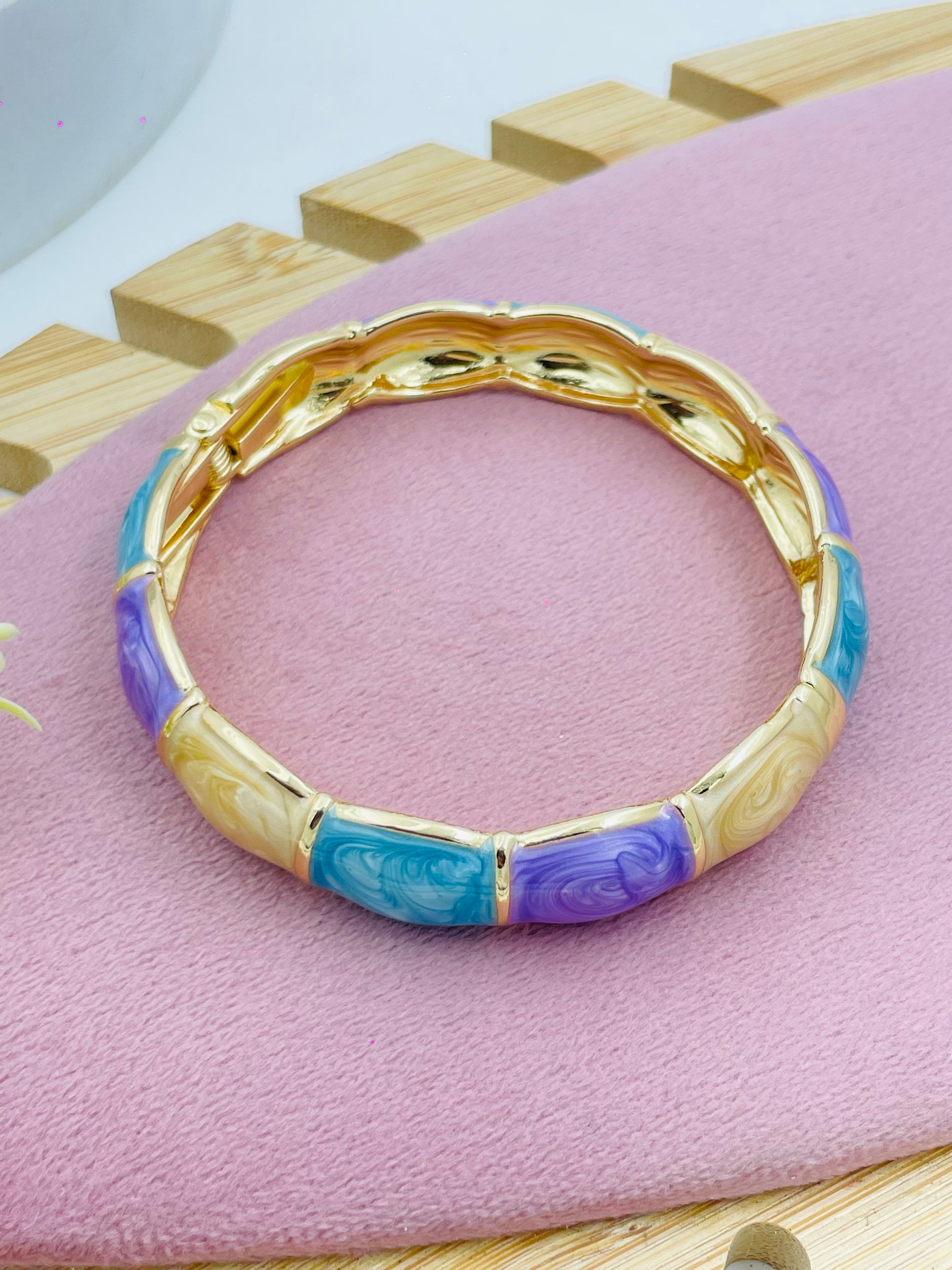 Multicolor Enamel Bangle  Stylish and Vibrant