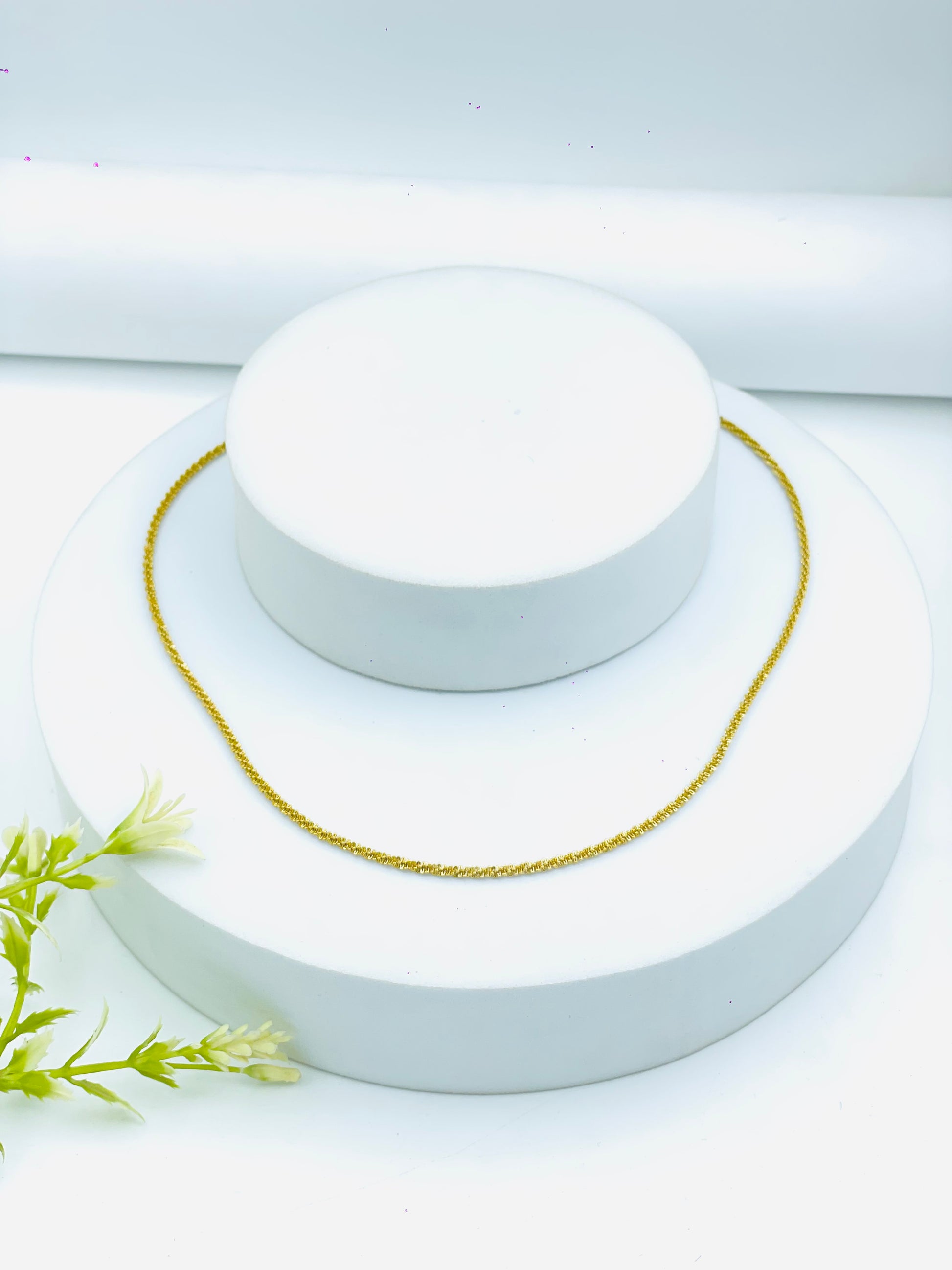 Elegant Gold Thin Chain Necklace for Everyday Wear