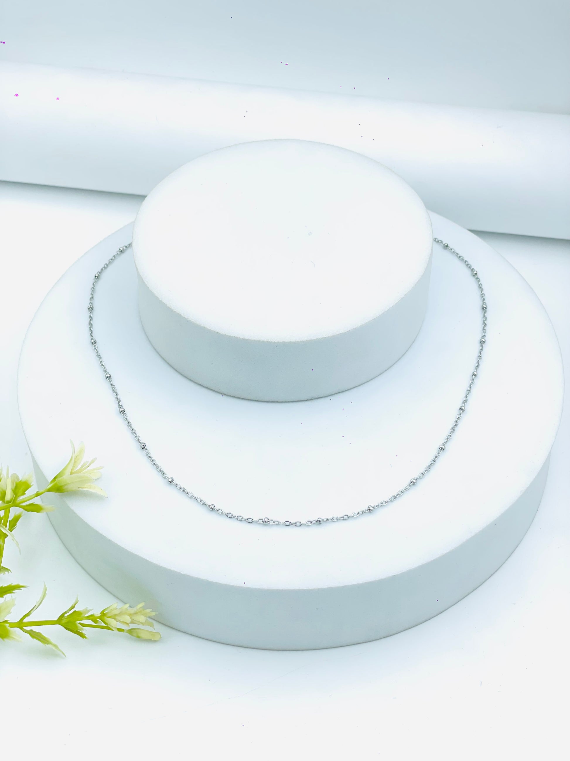 Elegant Silver Chain Necklace for Everyday Wear