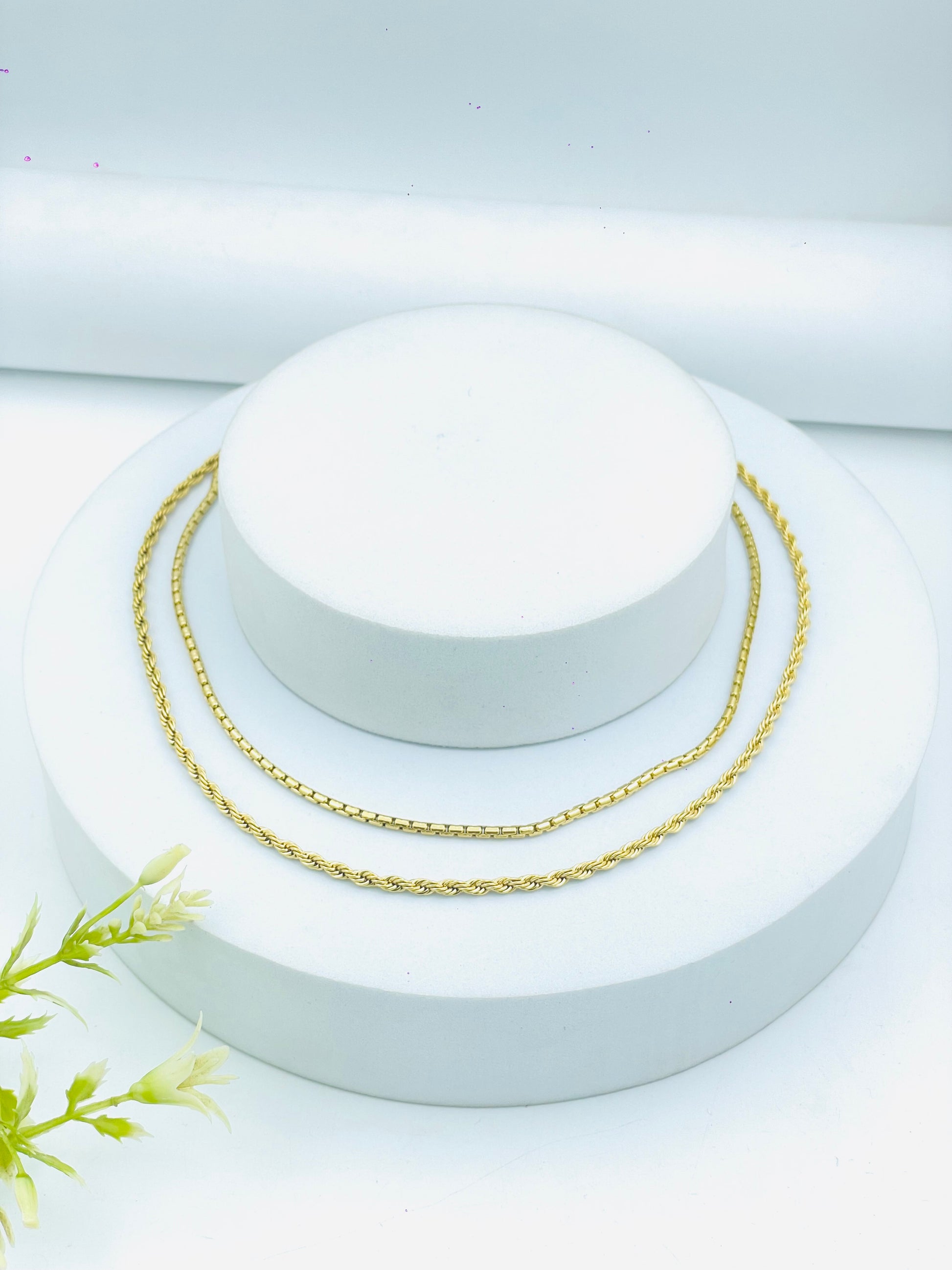 Elegant Gold Rope Chain Necklace  Timeless Jewelry