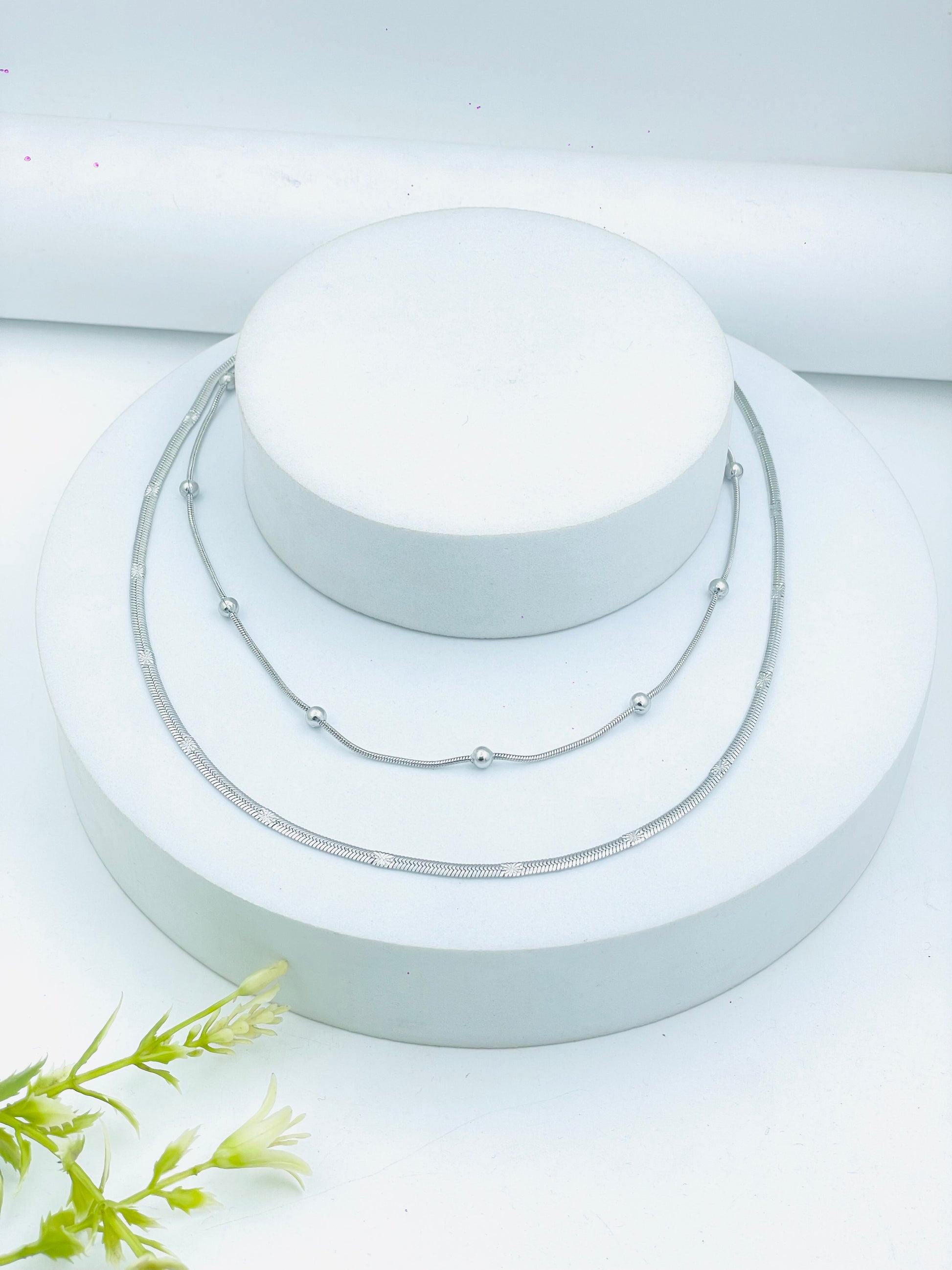 Elegant Silver Necklace Set  Perfect for Any Occasion
