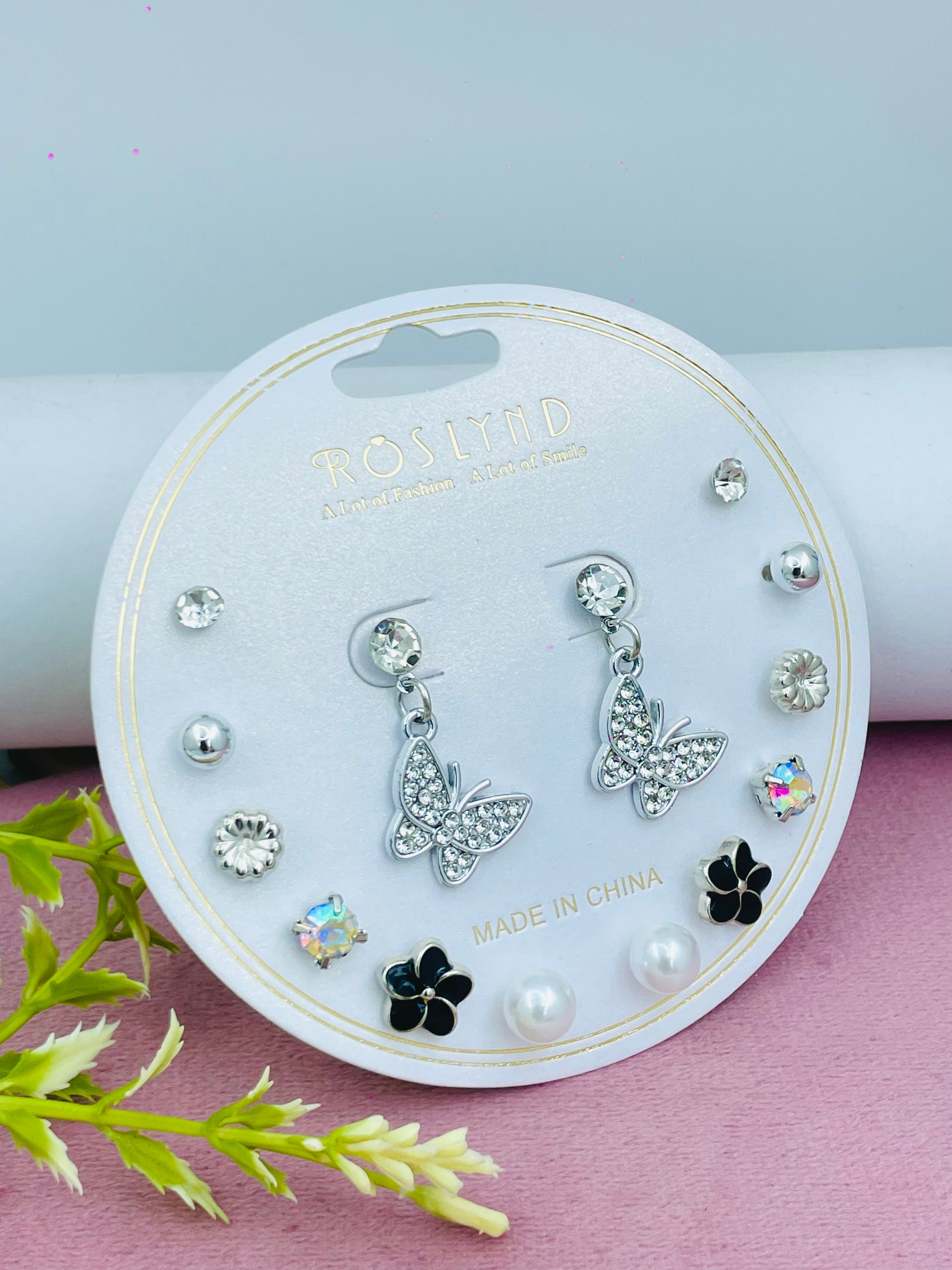 Rosalind Butterfly Earrings Set  Elegant Jewelry Collection