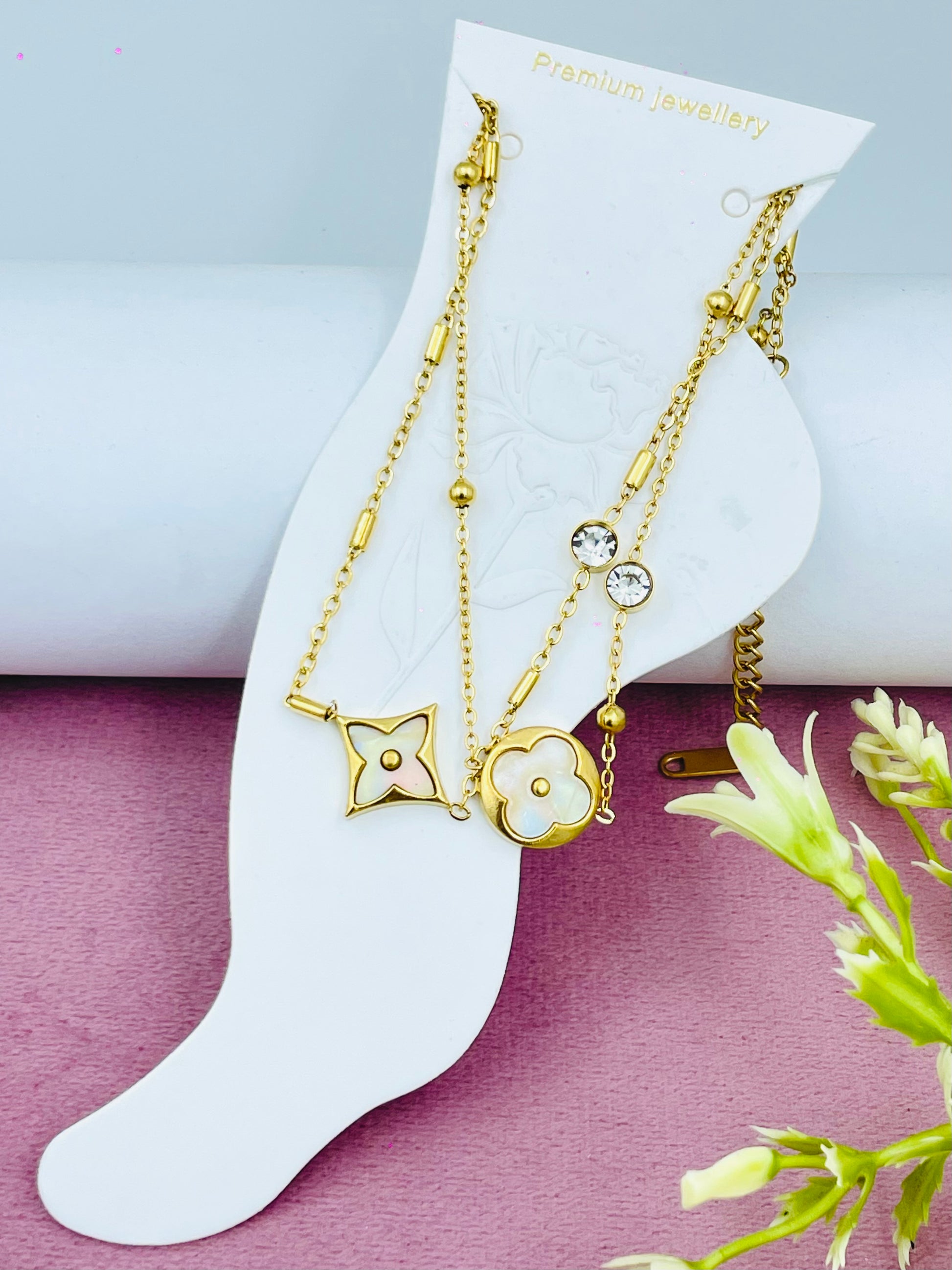 Elegant Gold Charm anklets for Women