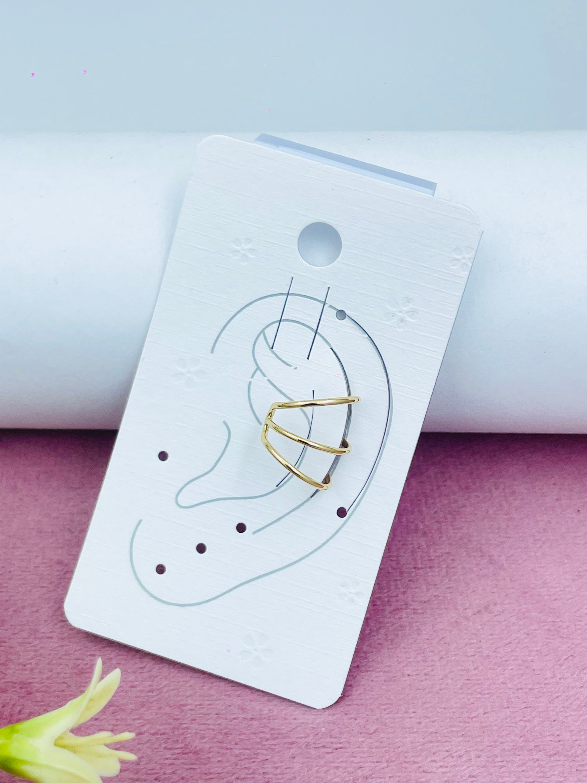 Elegant Gold Ear Cuff Earrings  Trendy and Stylish