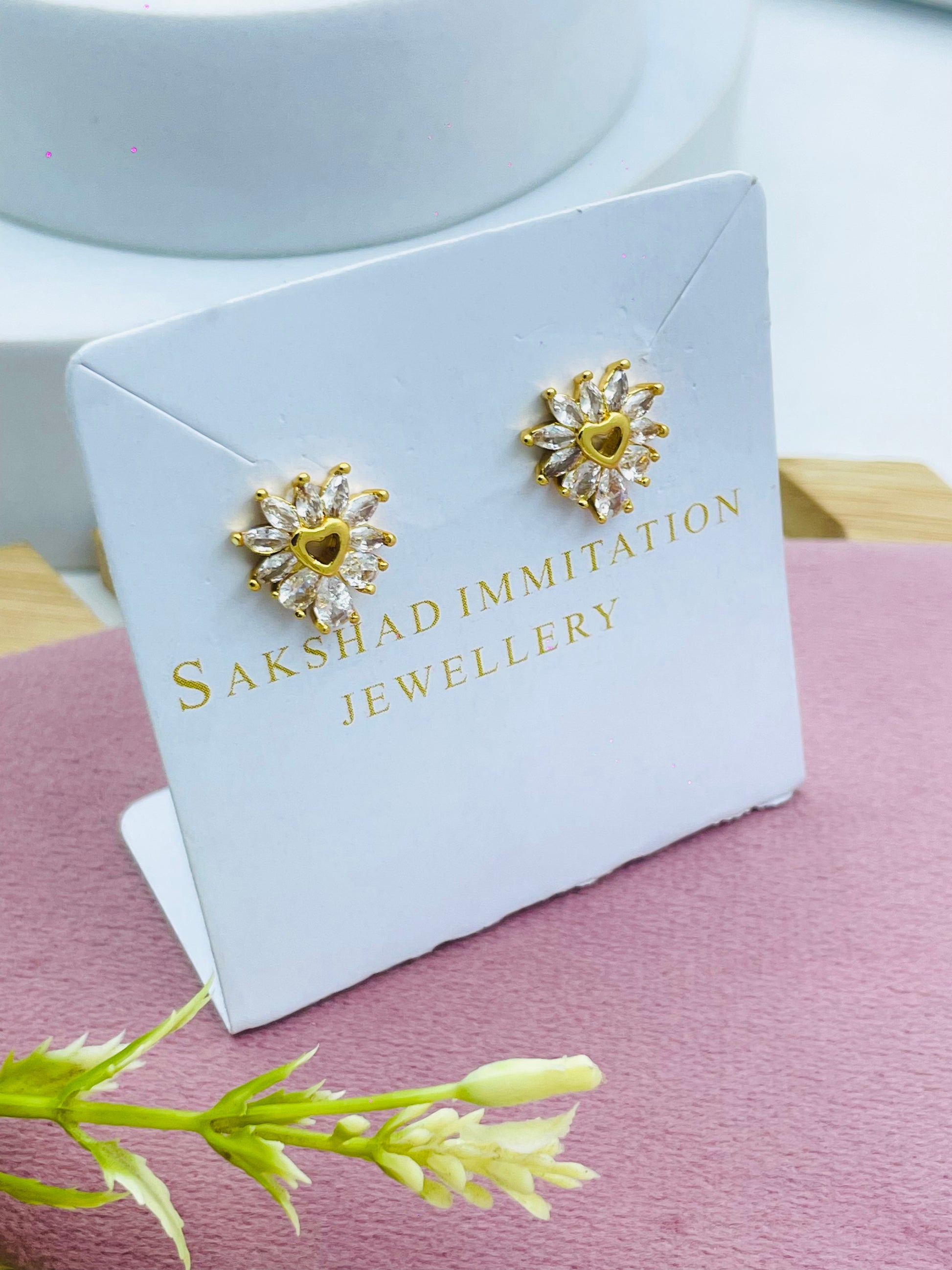 Elegant Gold Sunburst Earrings