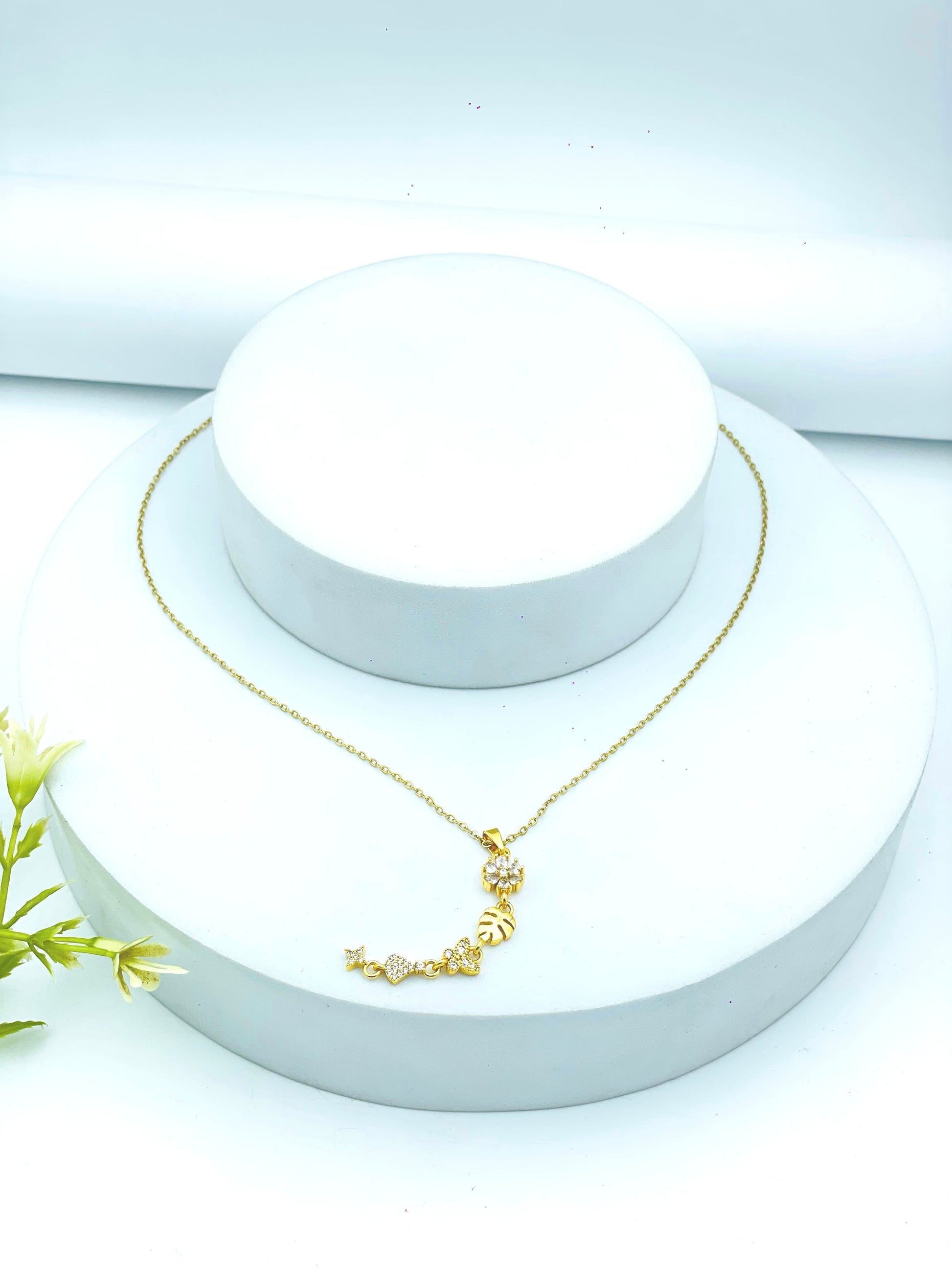 Elegant GoldPlated Necklace  Perfect for Any Occasion