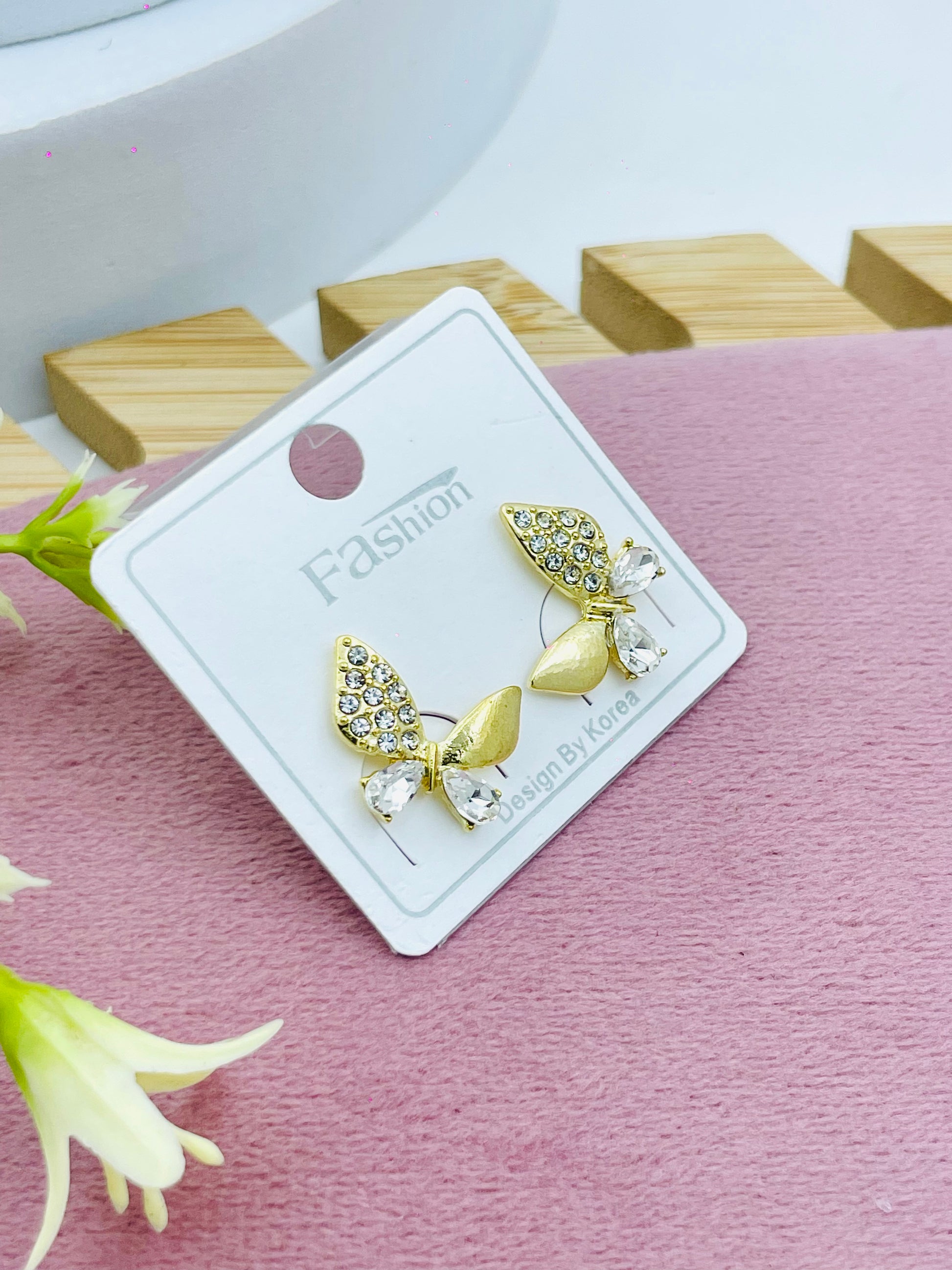 Stylish Butterfly Stud Earrings for Women