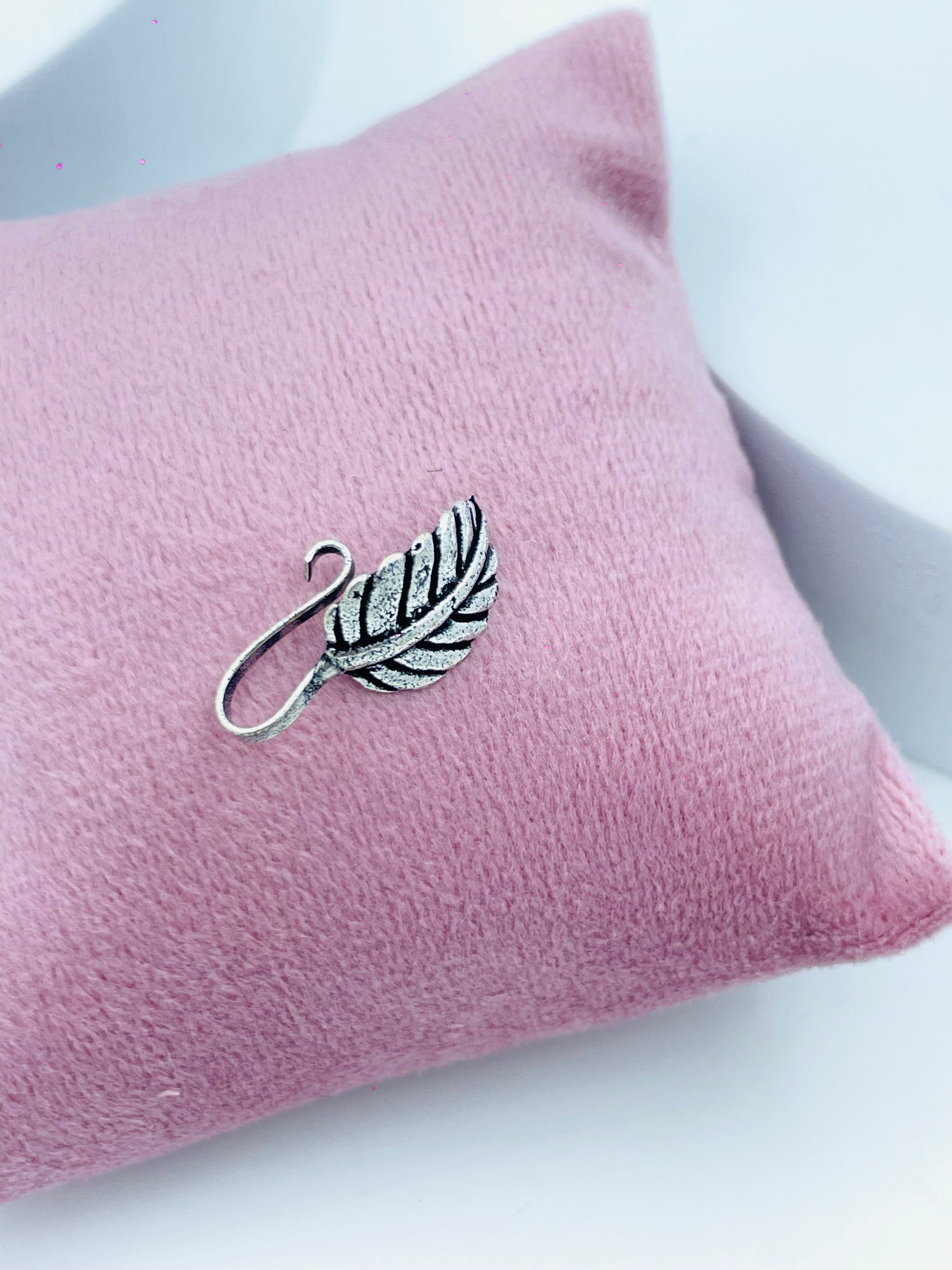 Elegant Silver Nose Pin for Jewelry