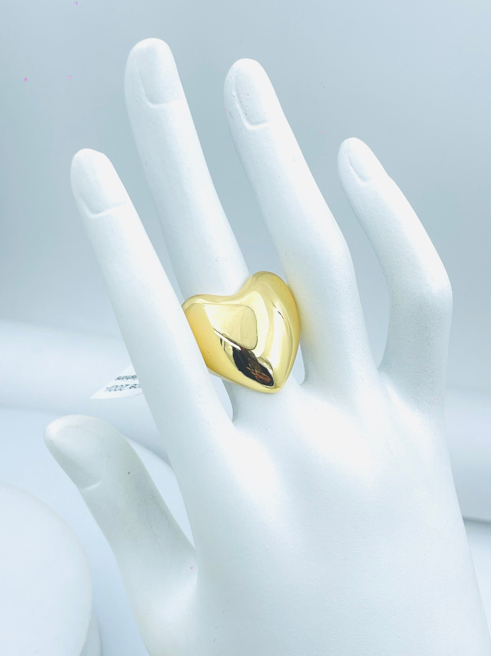 Stylish Gold Plated Abstract Ring