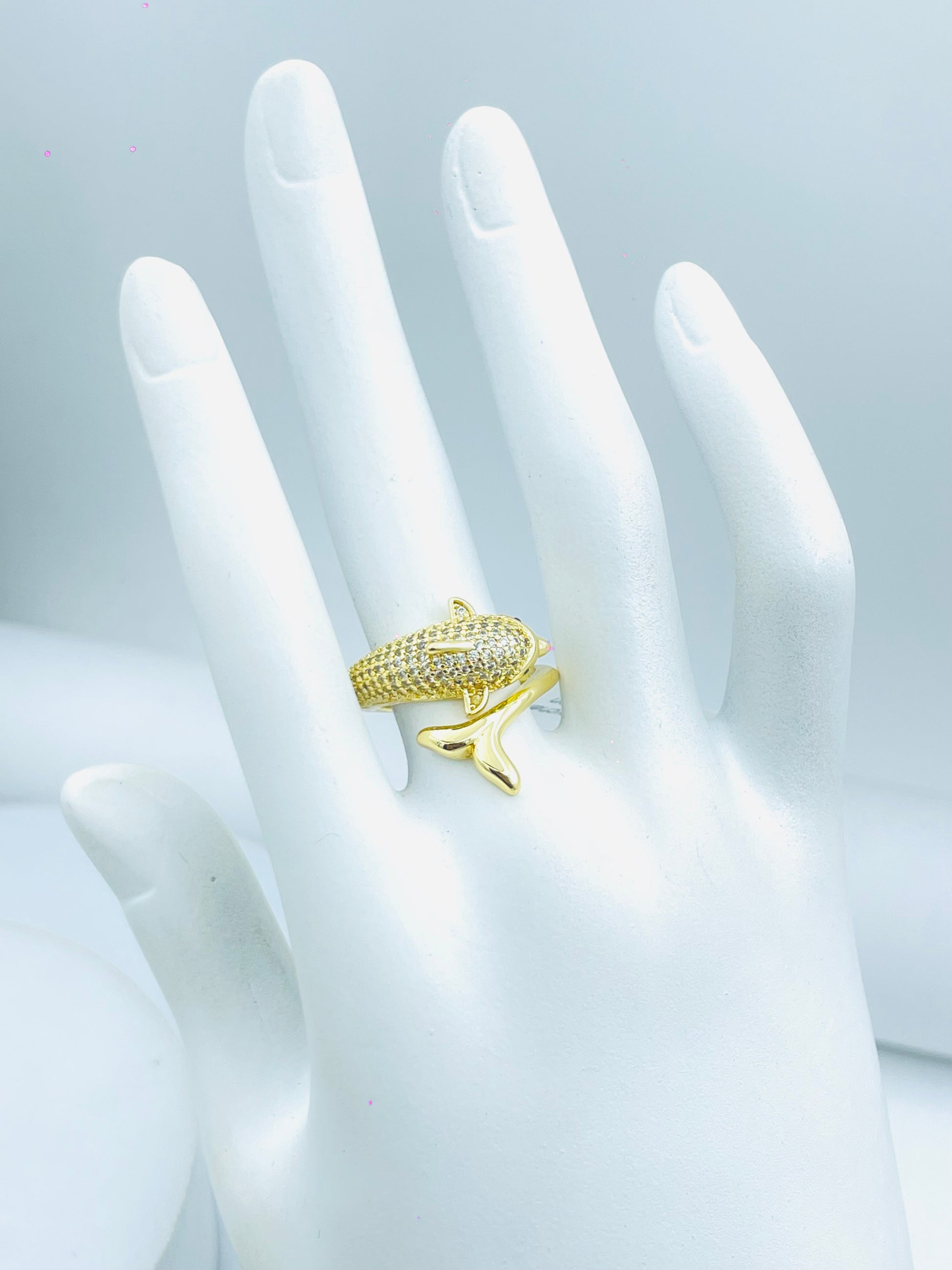 Elegant Gold Snake Ring  Unique Jewelry