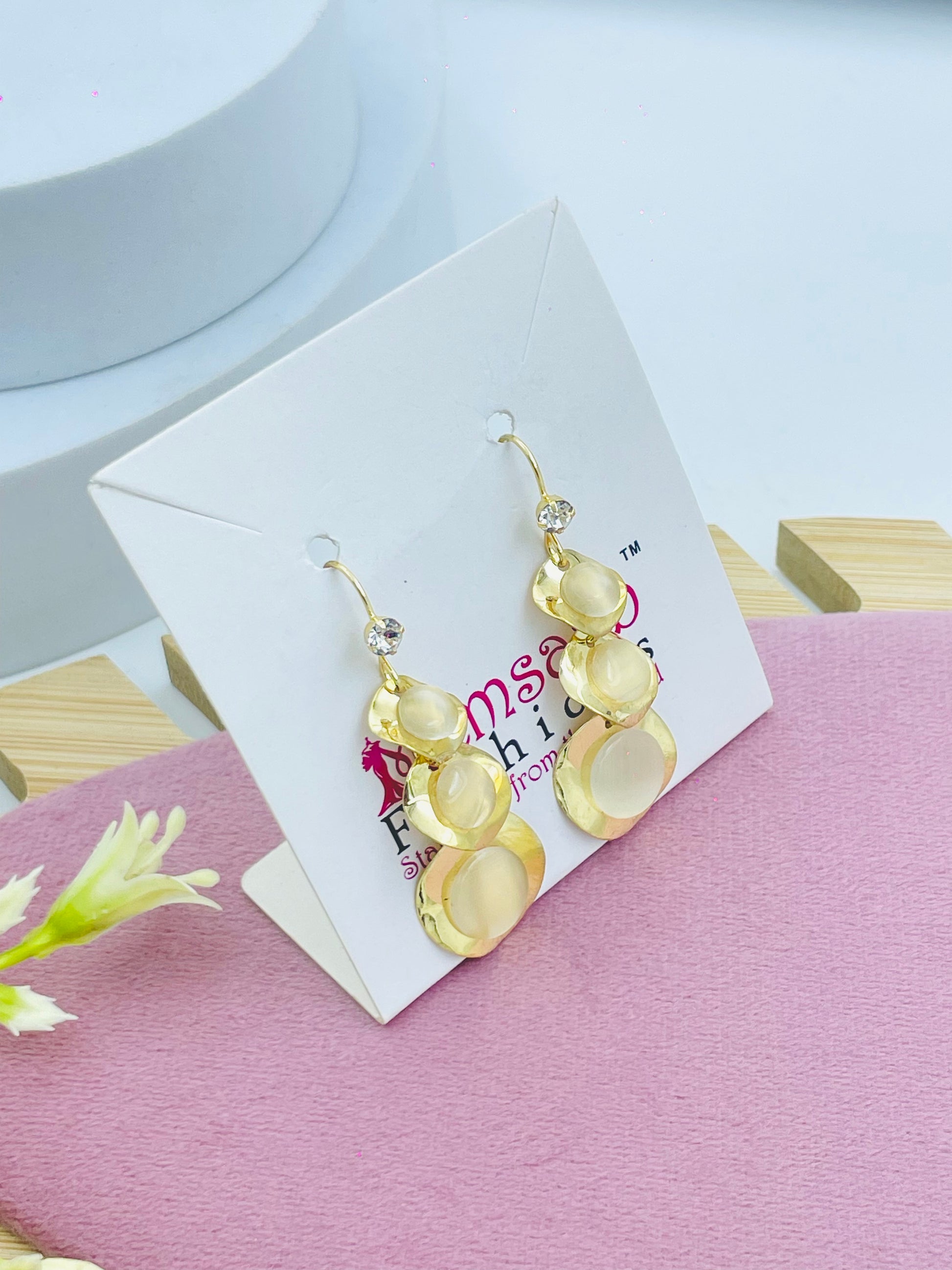 Elegant Gold Triple Hoop Earrings for Stylish Outfits