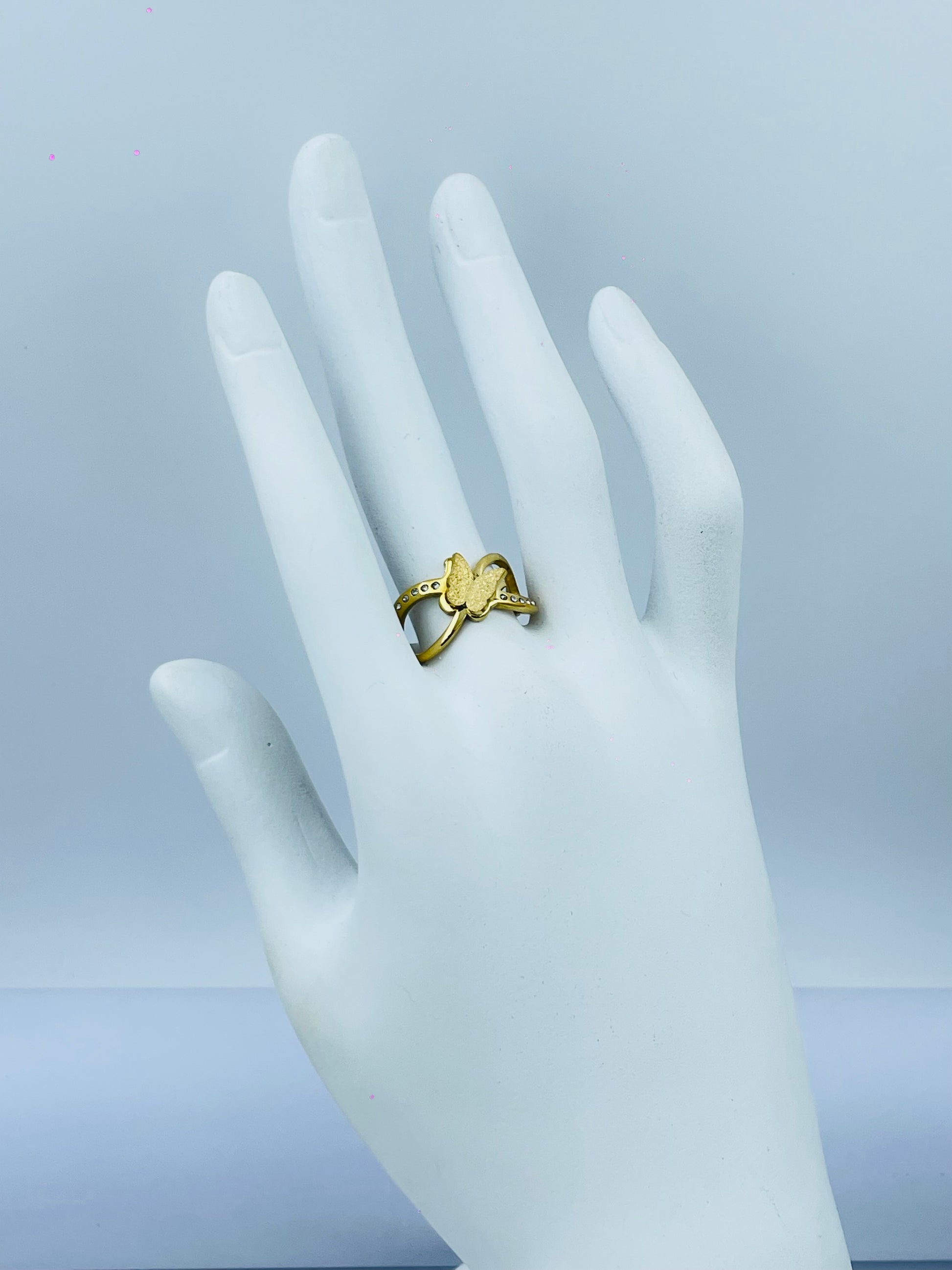 Elegant GoldPlated Heart Ring for Women