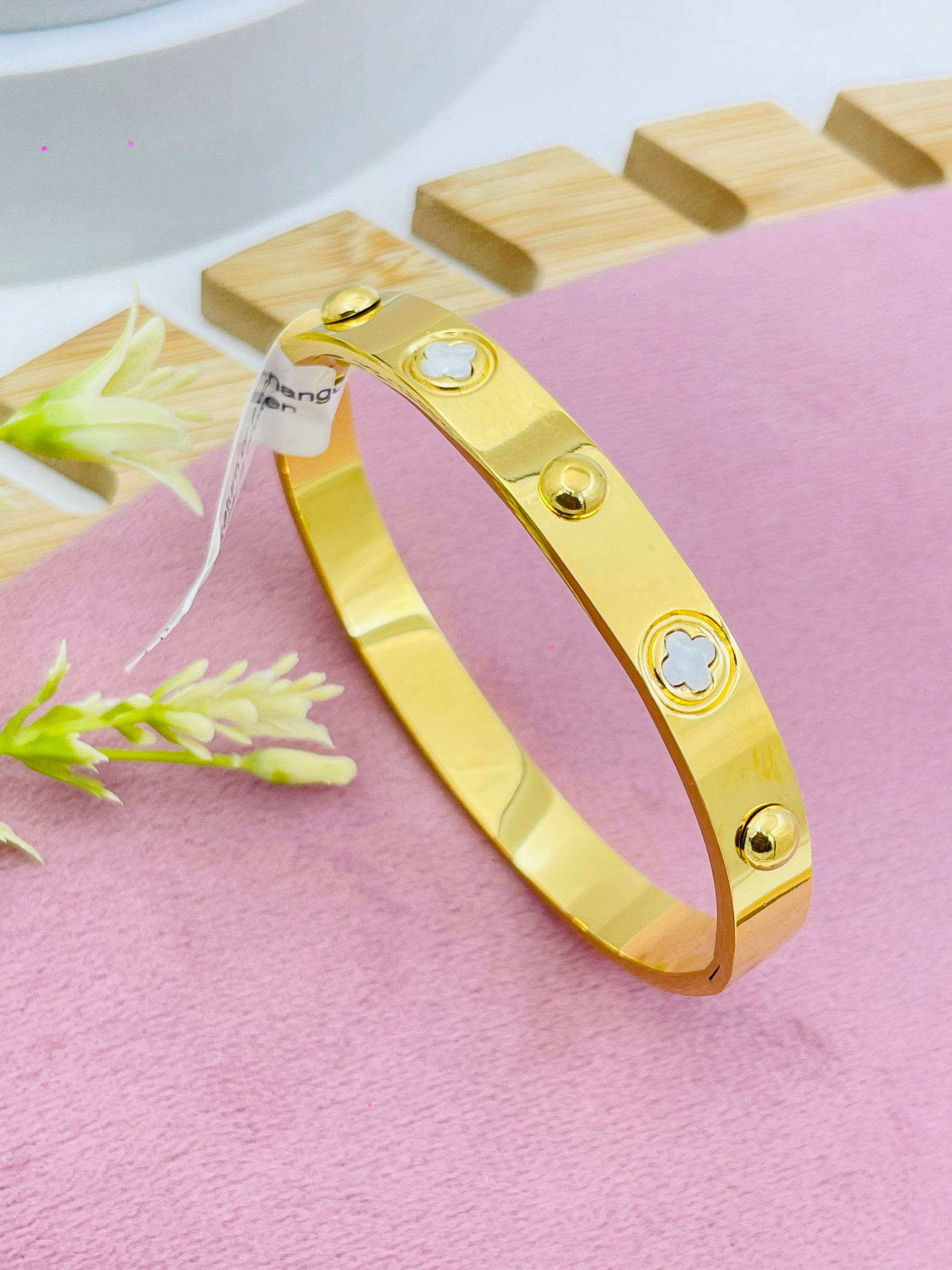 Elegant GoldPlated Designer Bangle