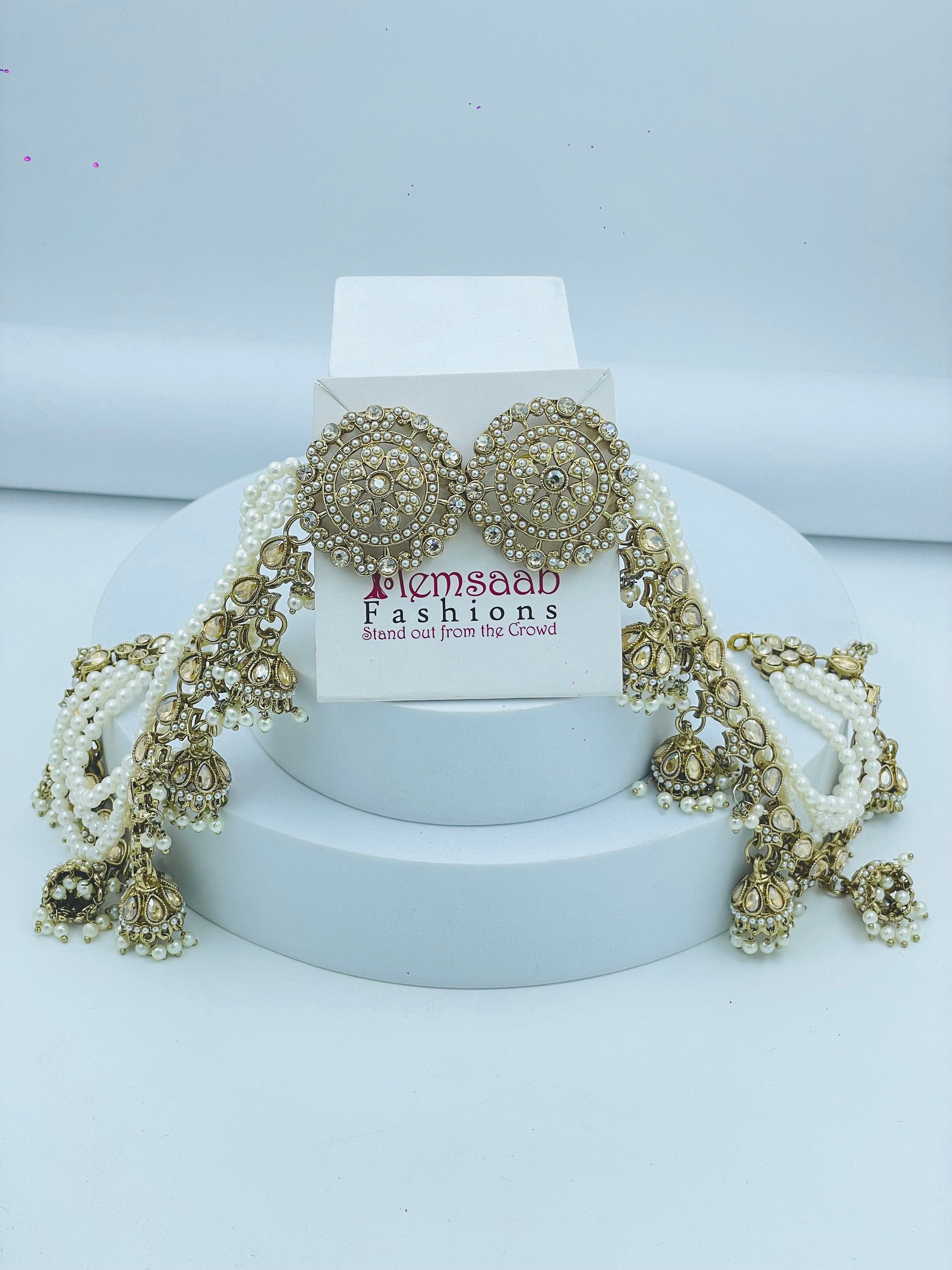 Traditional Pearl Jumka