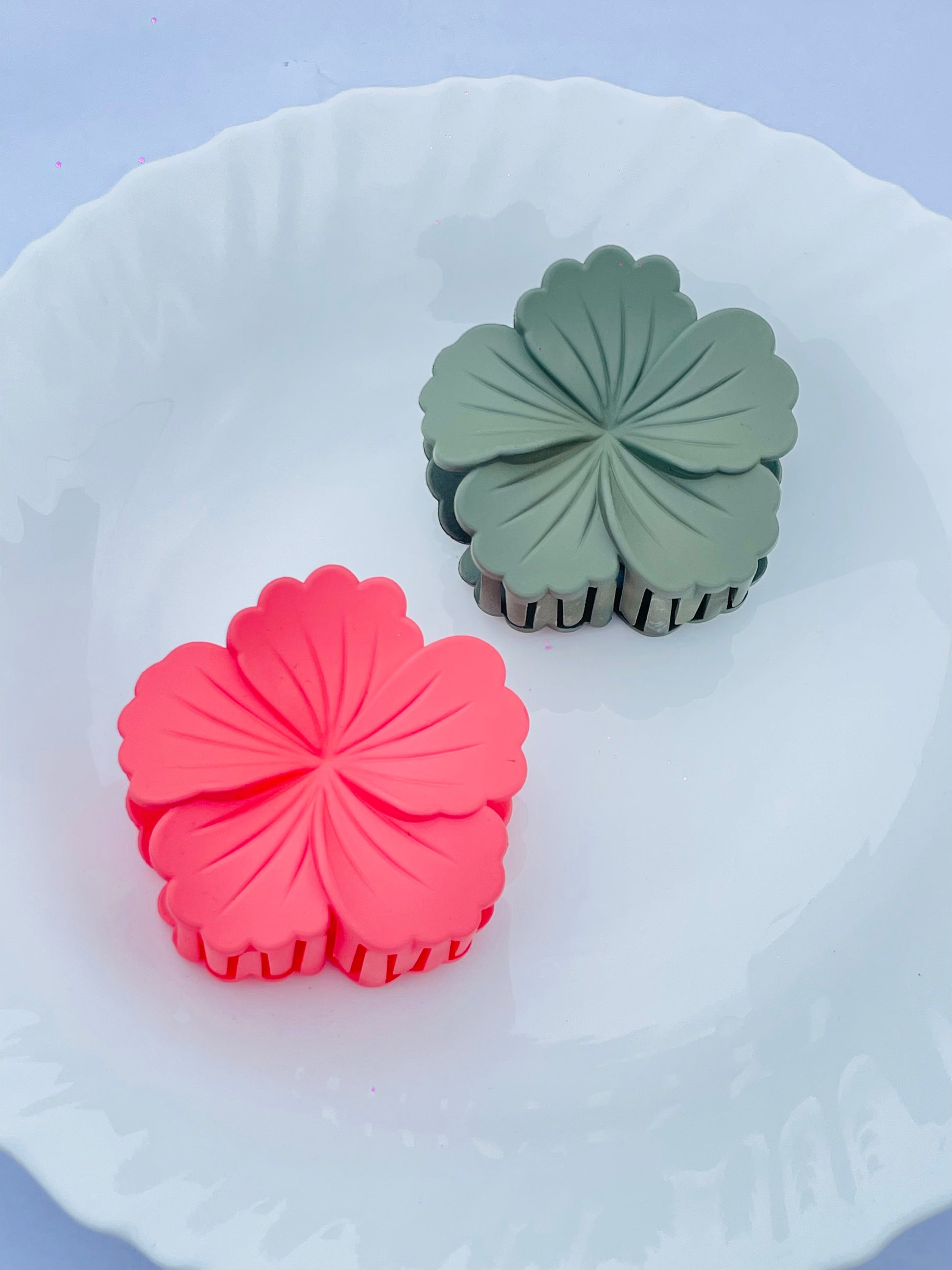 Flower Shape Mooncake Molds for Baking Set of 2 colors