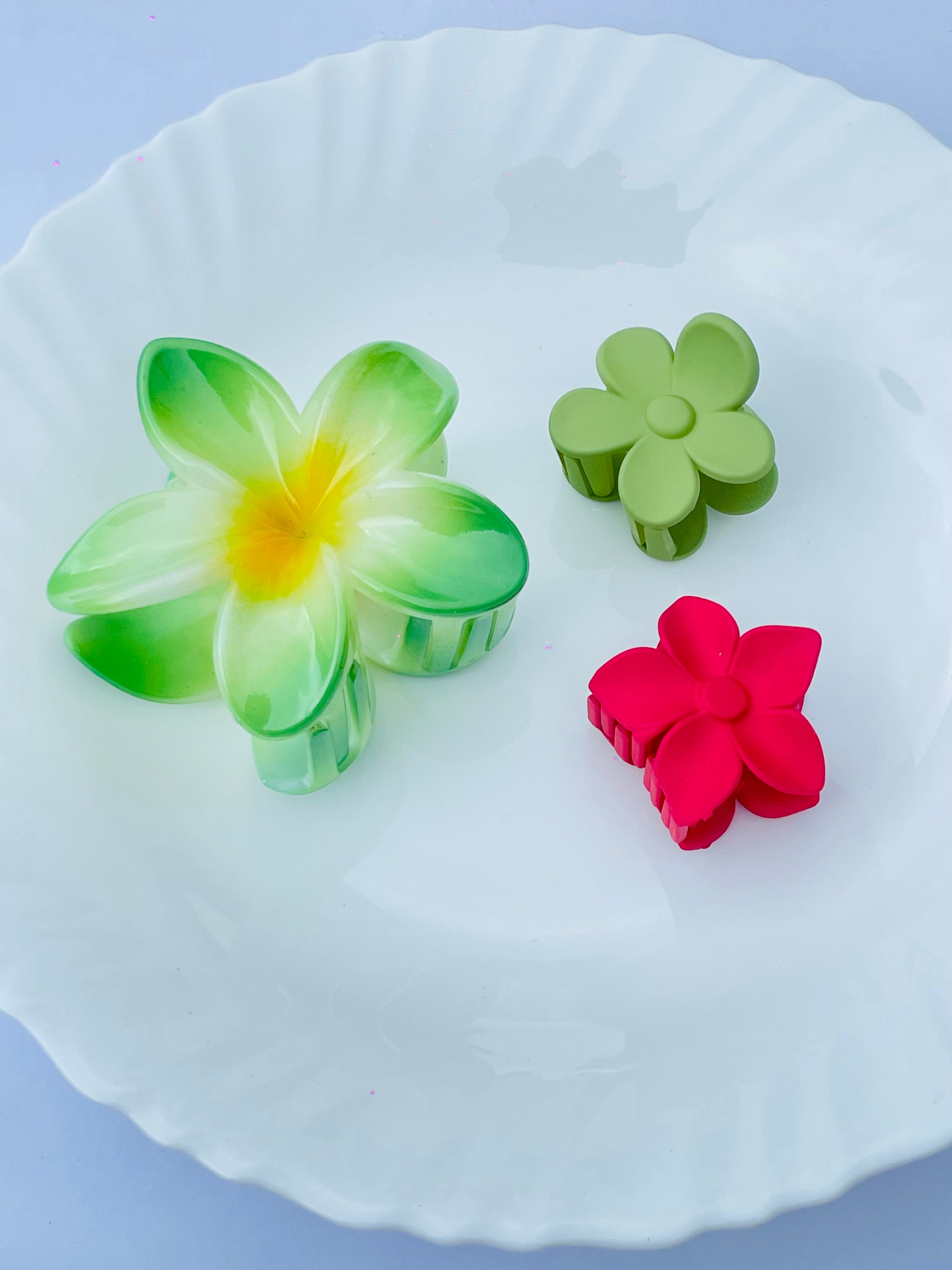 Floral flower clutcher Set of 3 colors