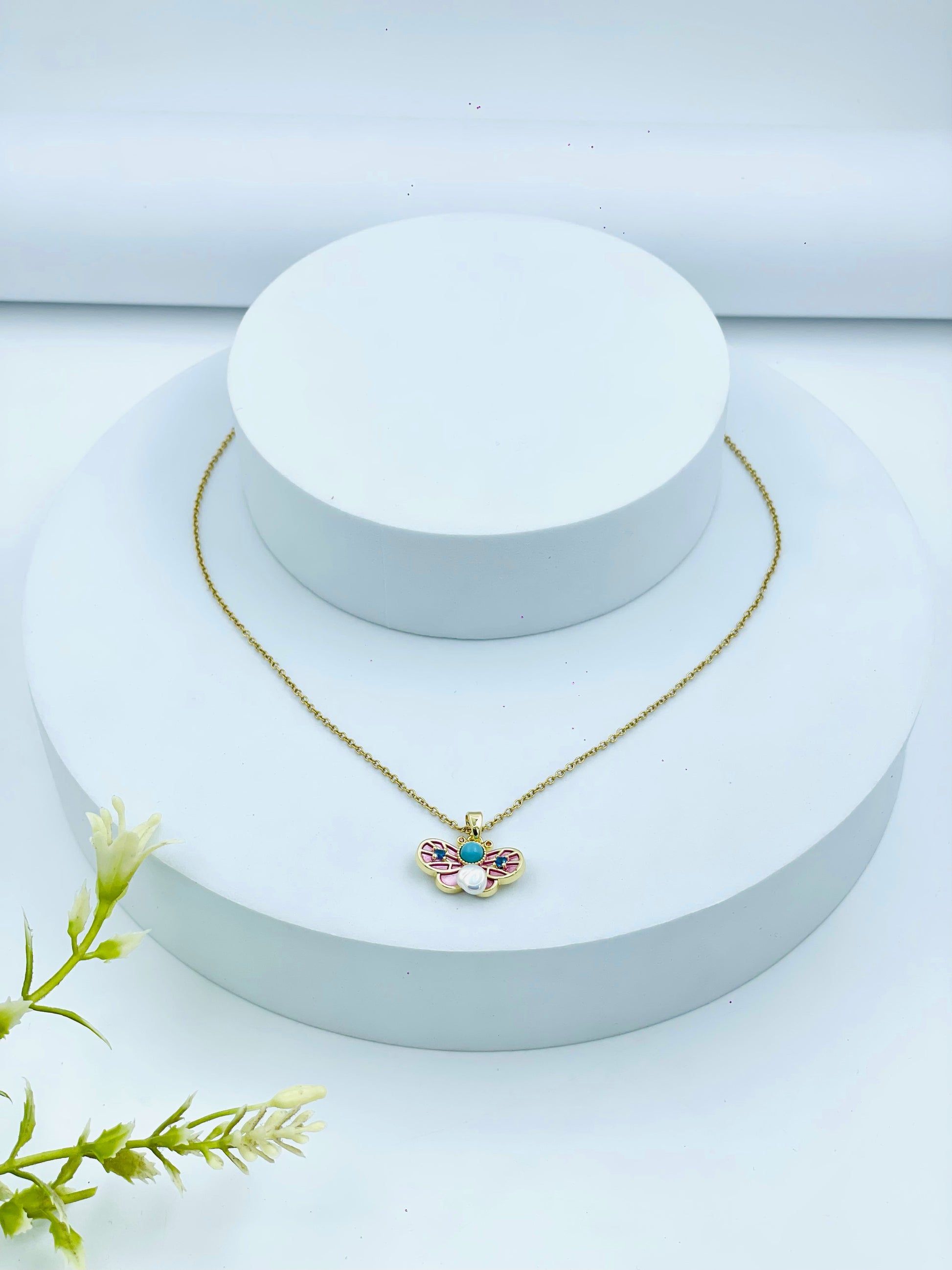 Elegant Butterfly Pendant Necklace