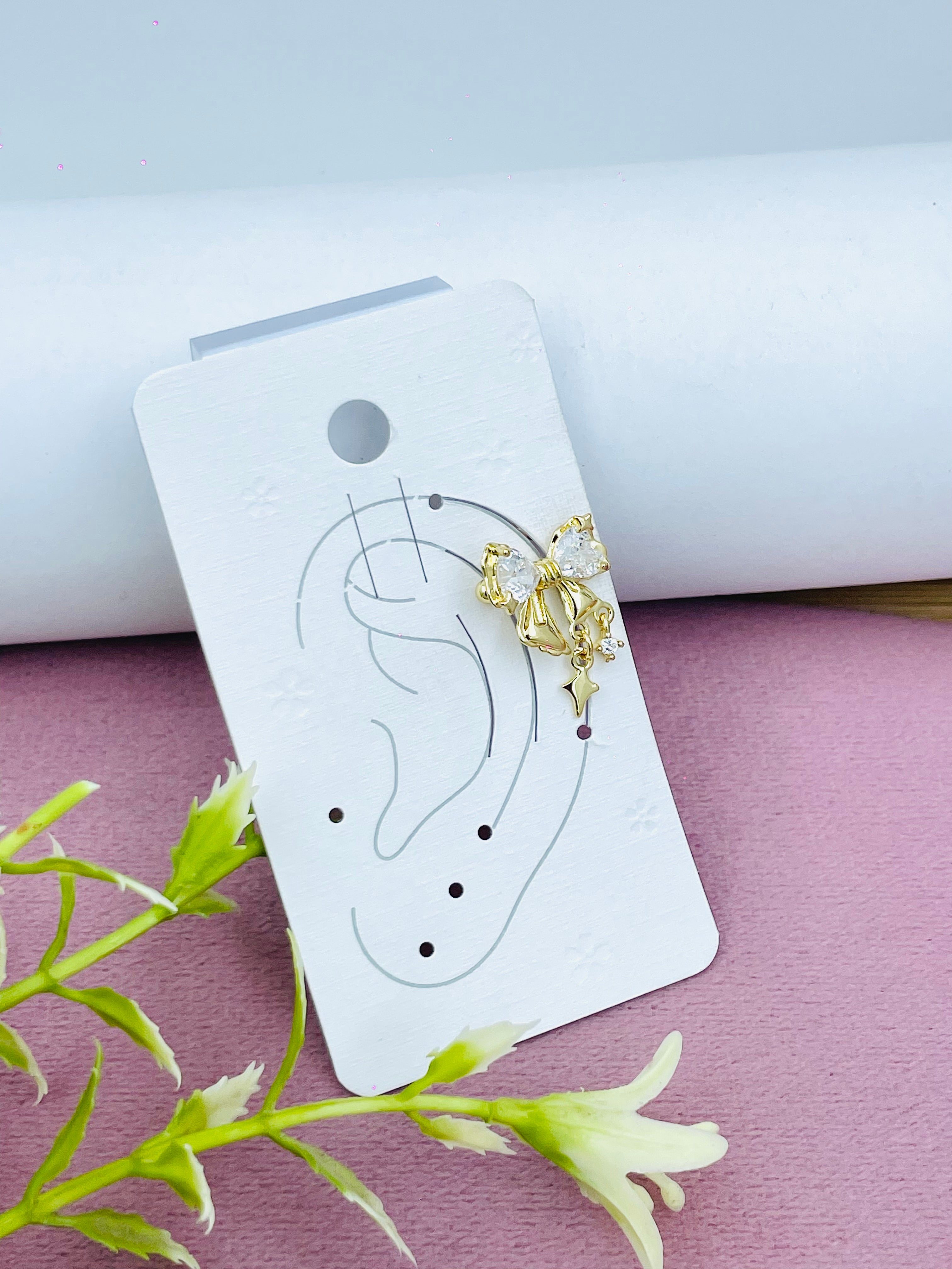 Chic Gold Butterfly Ear Cuff  Stylish Jewelry Pack of 1