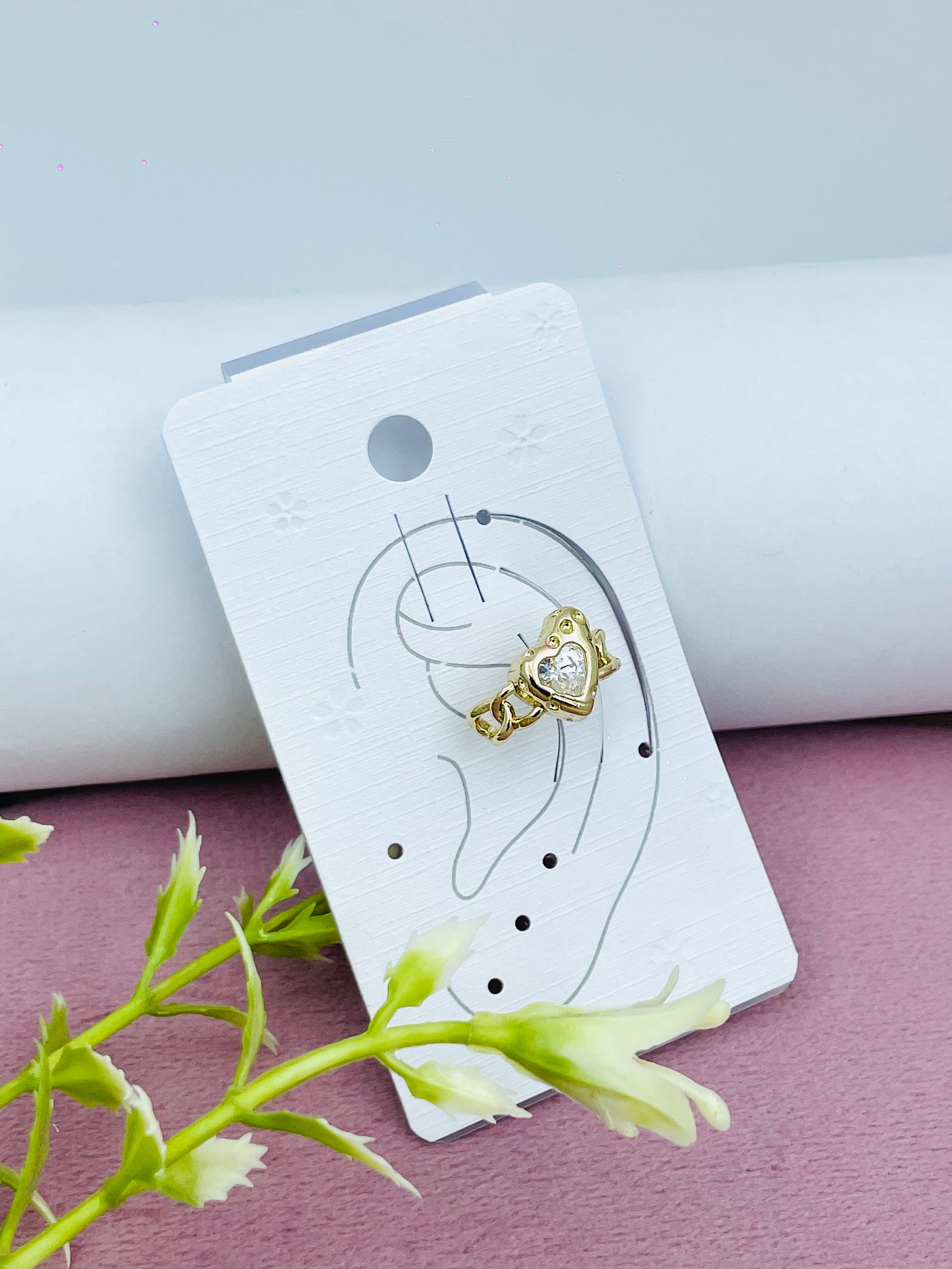 Elegant Gold HeartShaped Ring Pack of 1