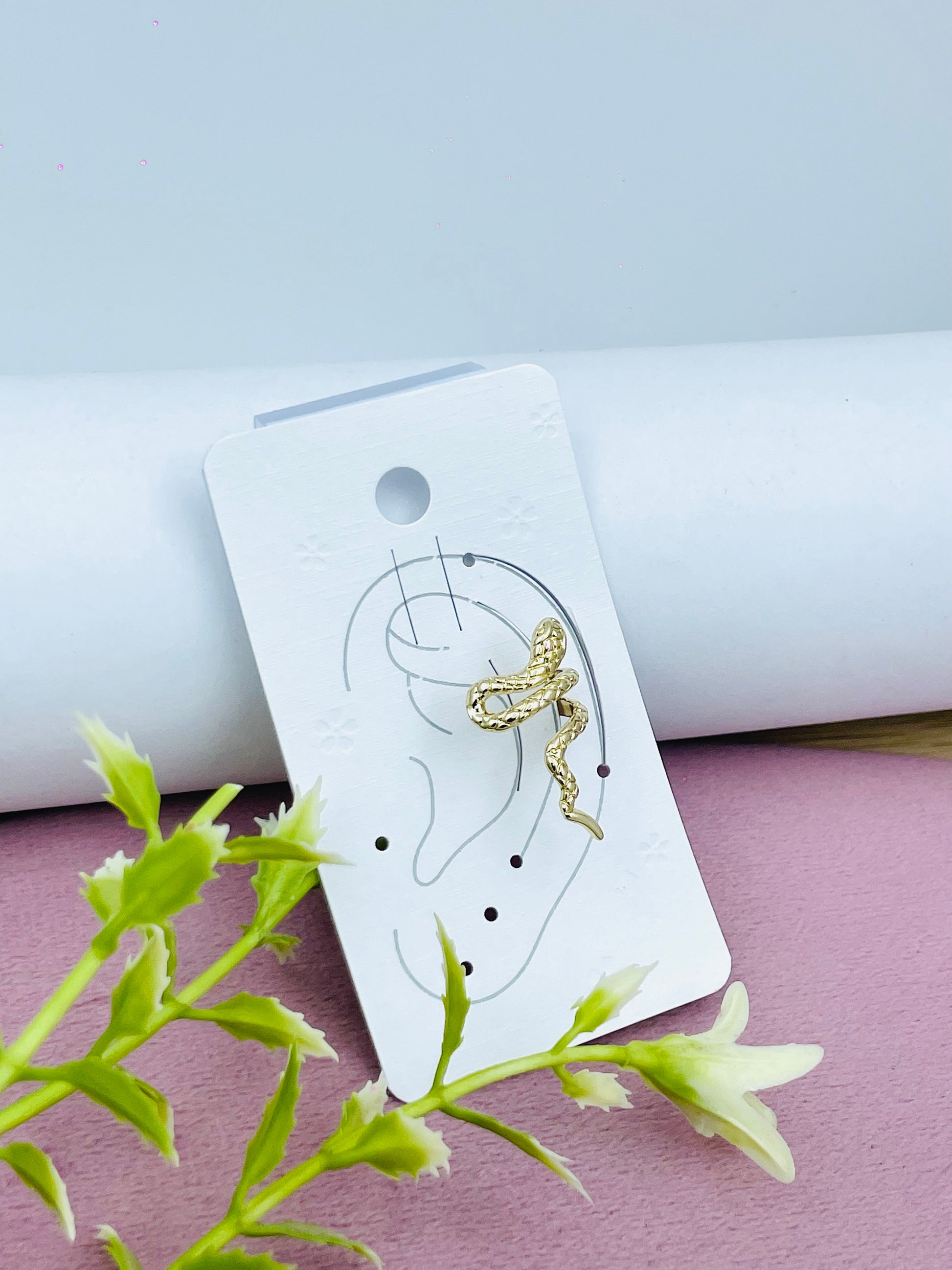 Elegant Gold Snake Earring Pack of 1