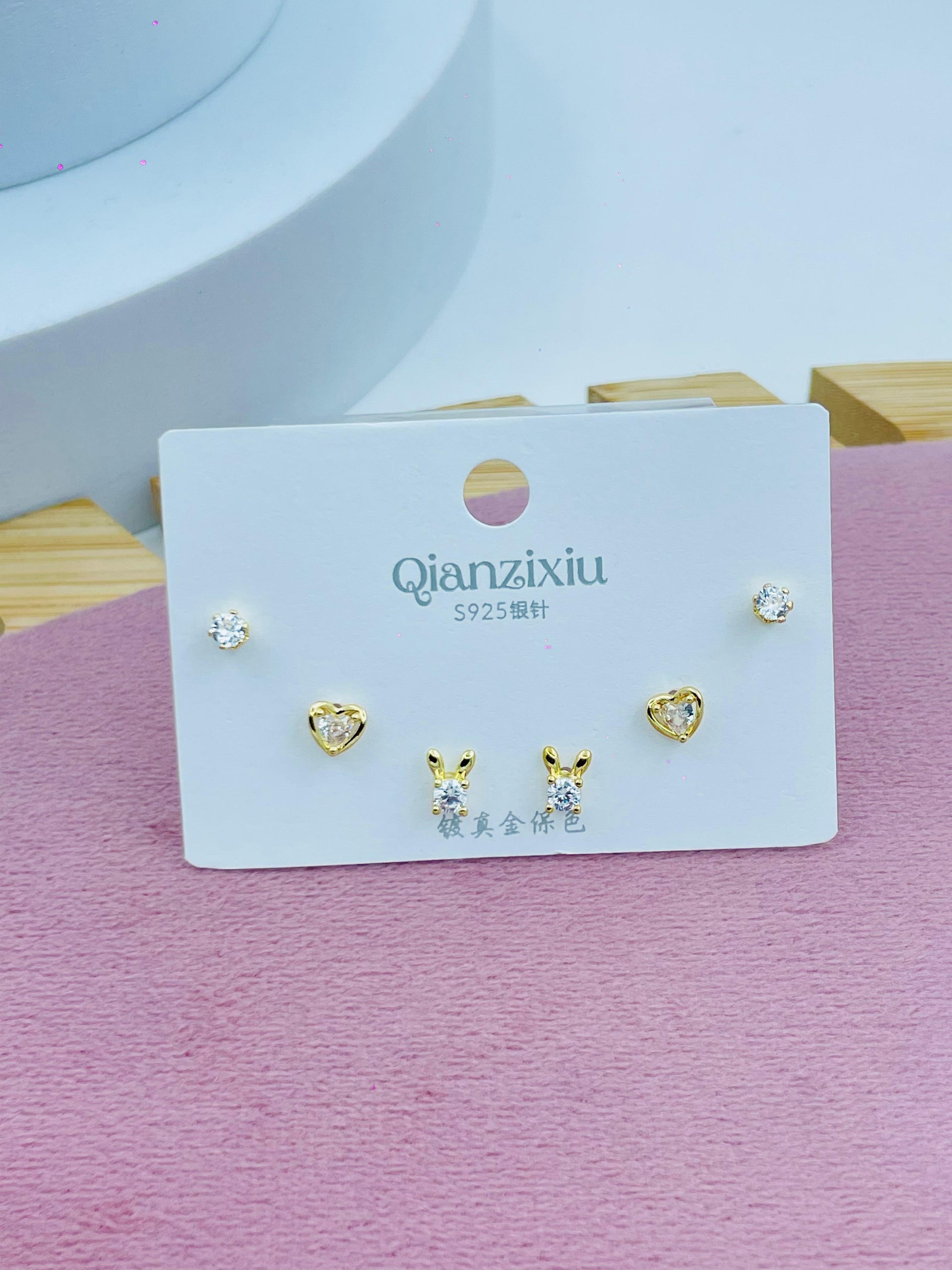 Stud Earrings Set  Elegant and Stylish