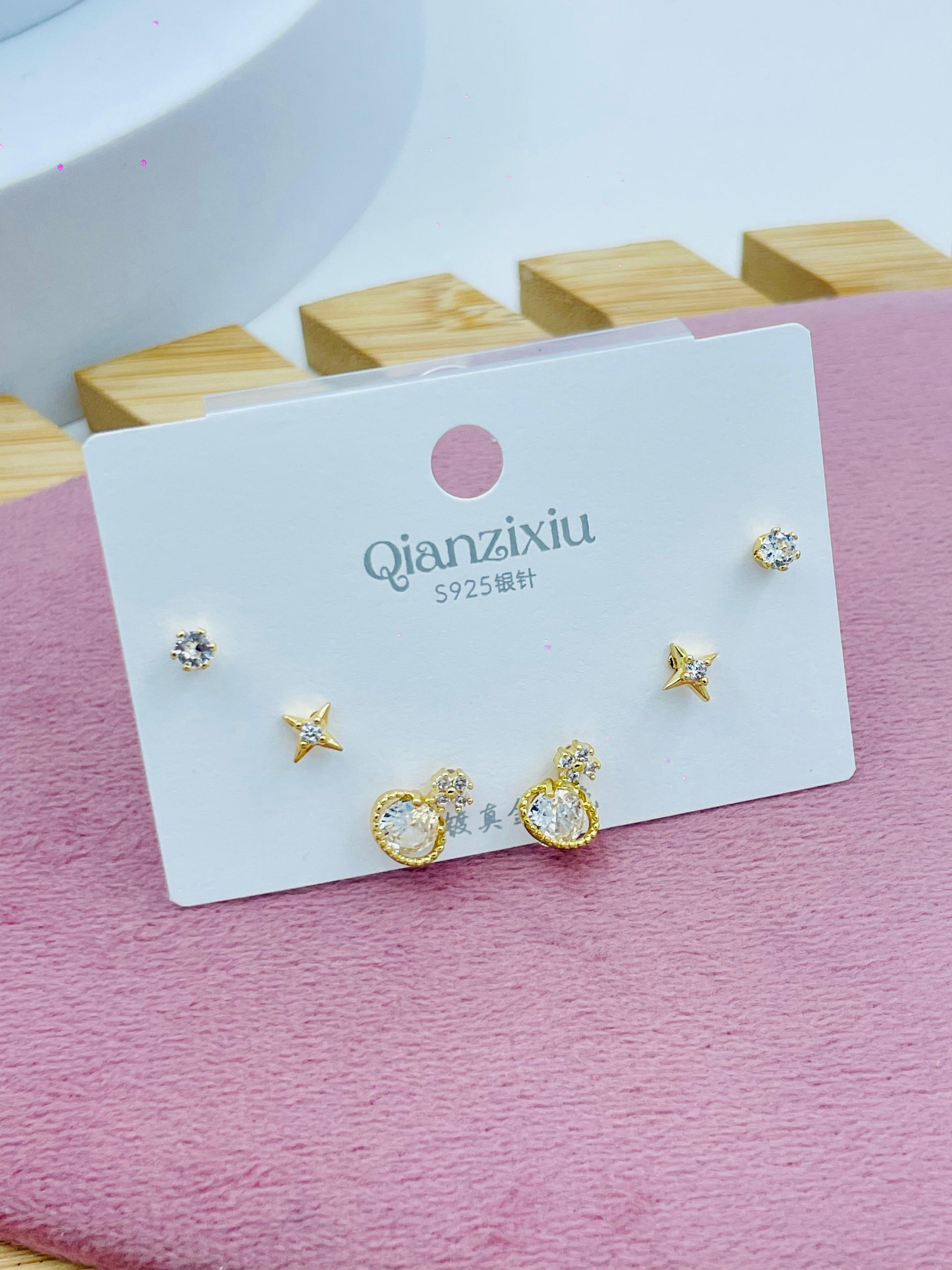 Silver Earring Set  Elegant