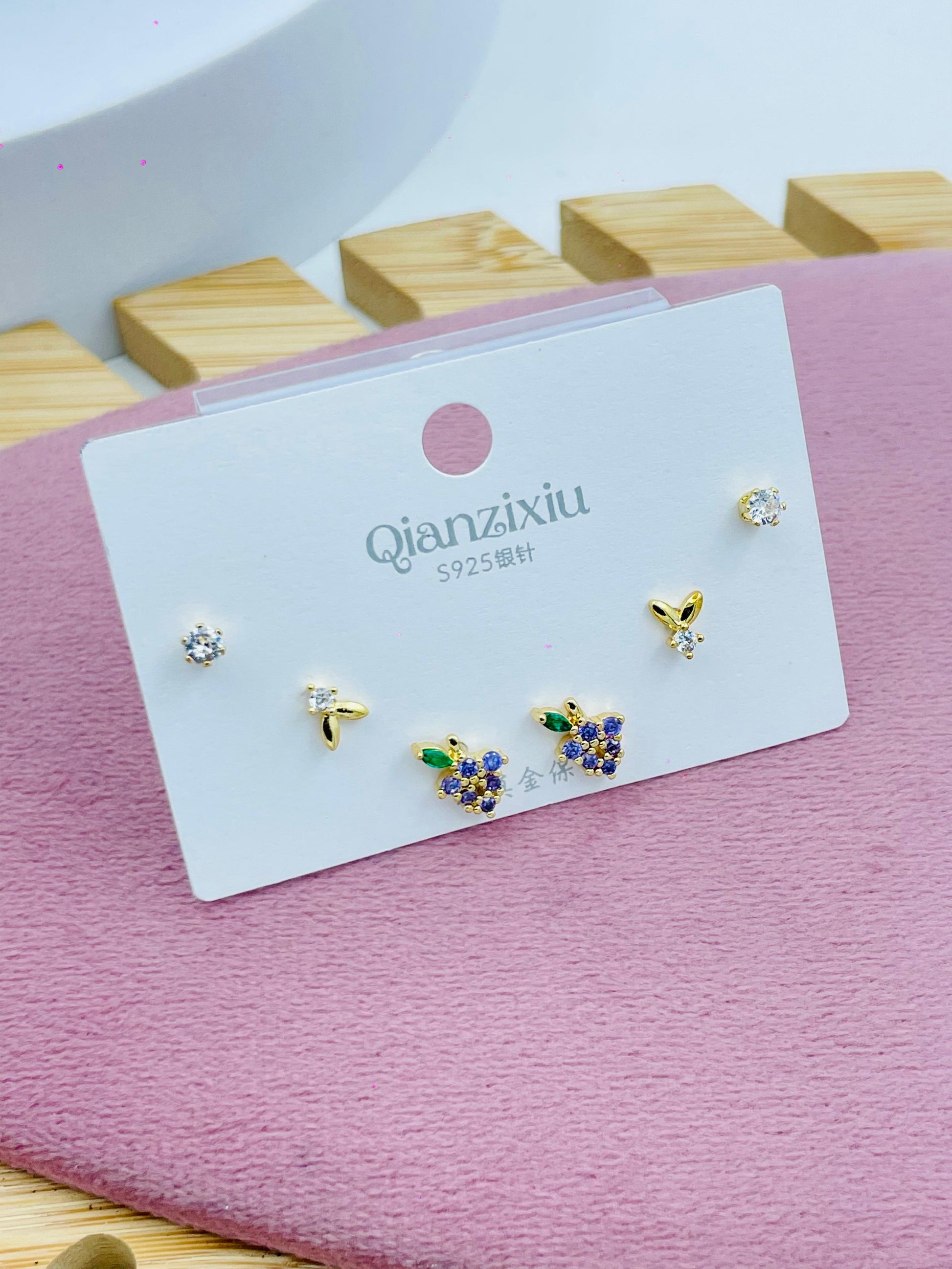 Sterling Silver Earrings Set  Elegant and Stylish