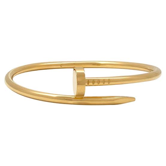 Luxury Nail Bracelet in Gold Finish – Anti-Tarnish | Memsaab Fashions