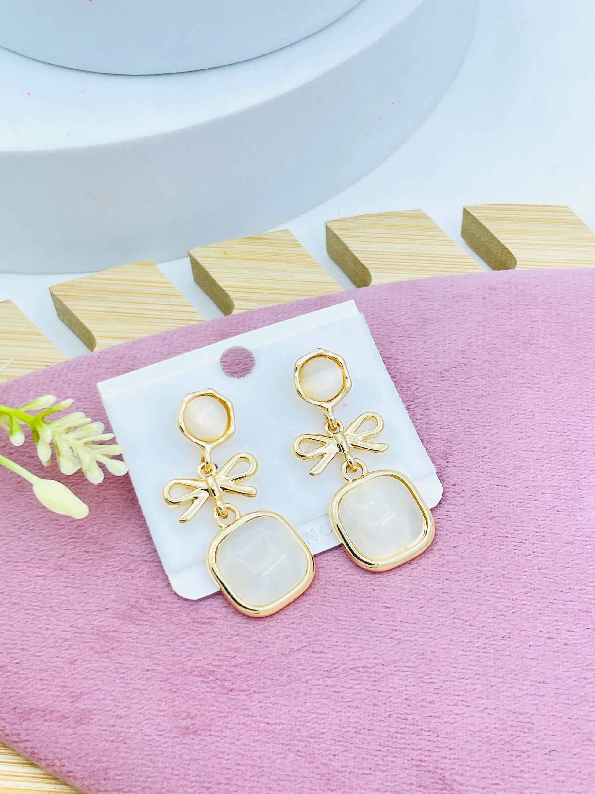 Elegant Square Dangle Earrings  Stylish Jewelry