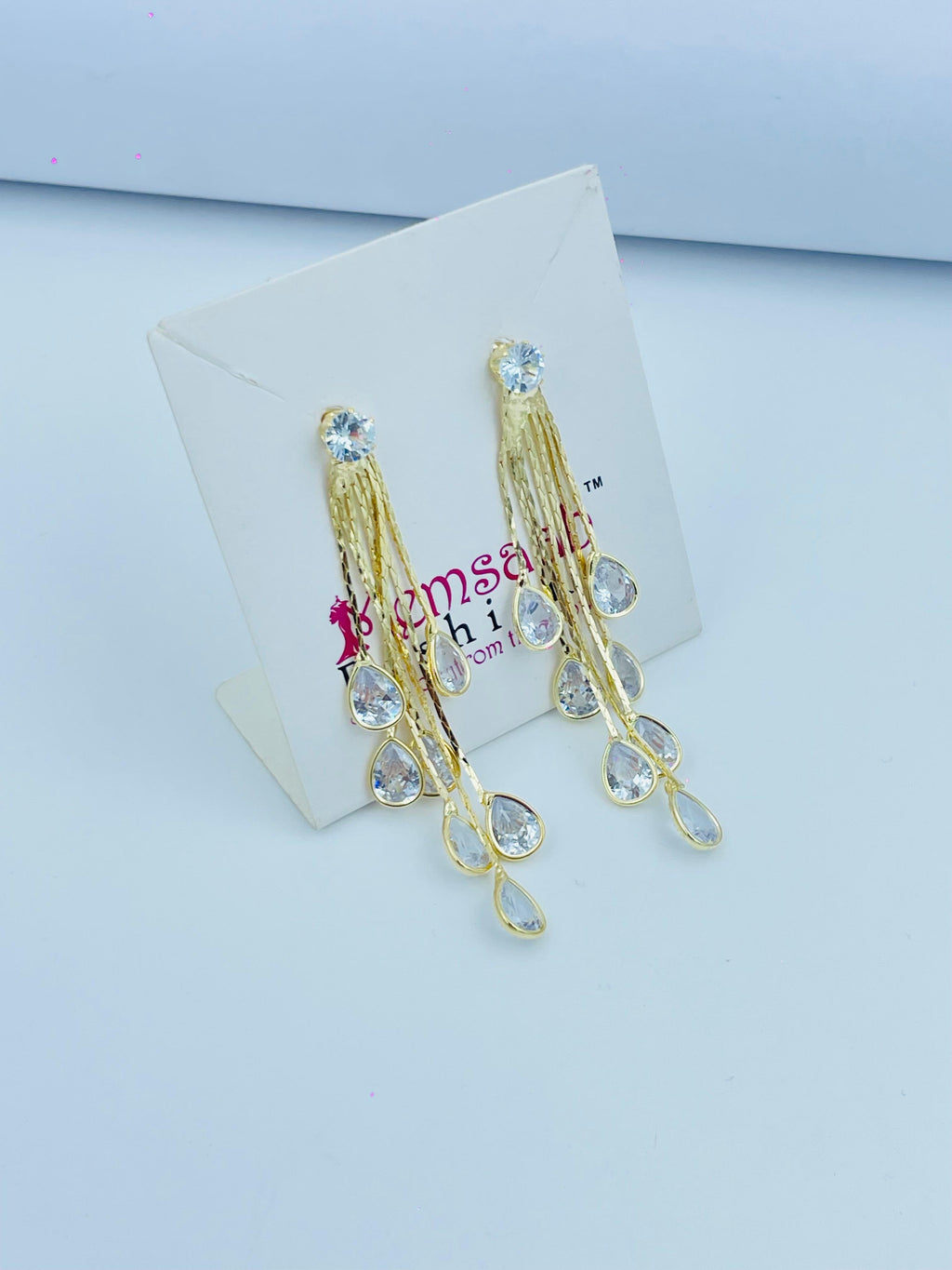 Elegant Dangling Crystal Earrings
