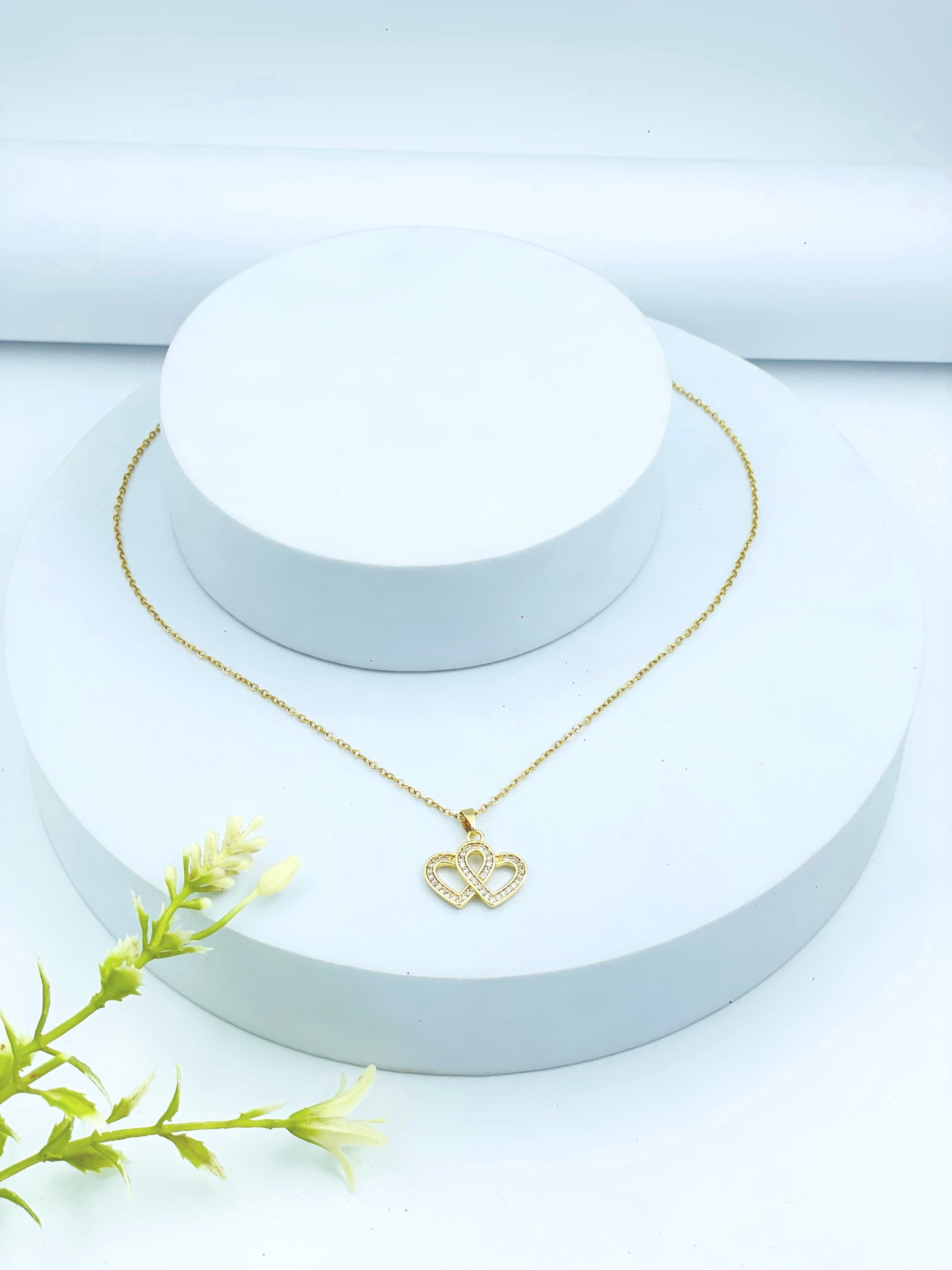 Elegant Gold Heart Pendant Necklace  Perfect Gift