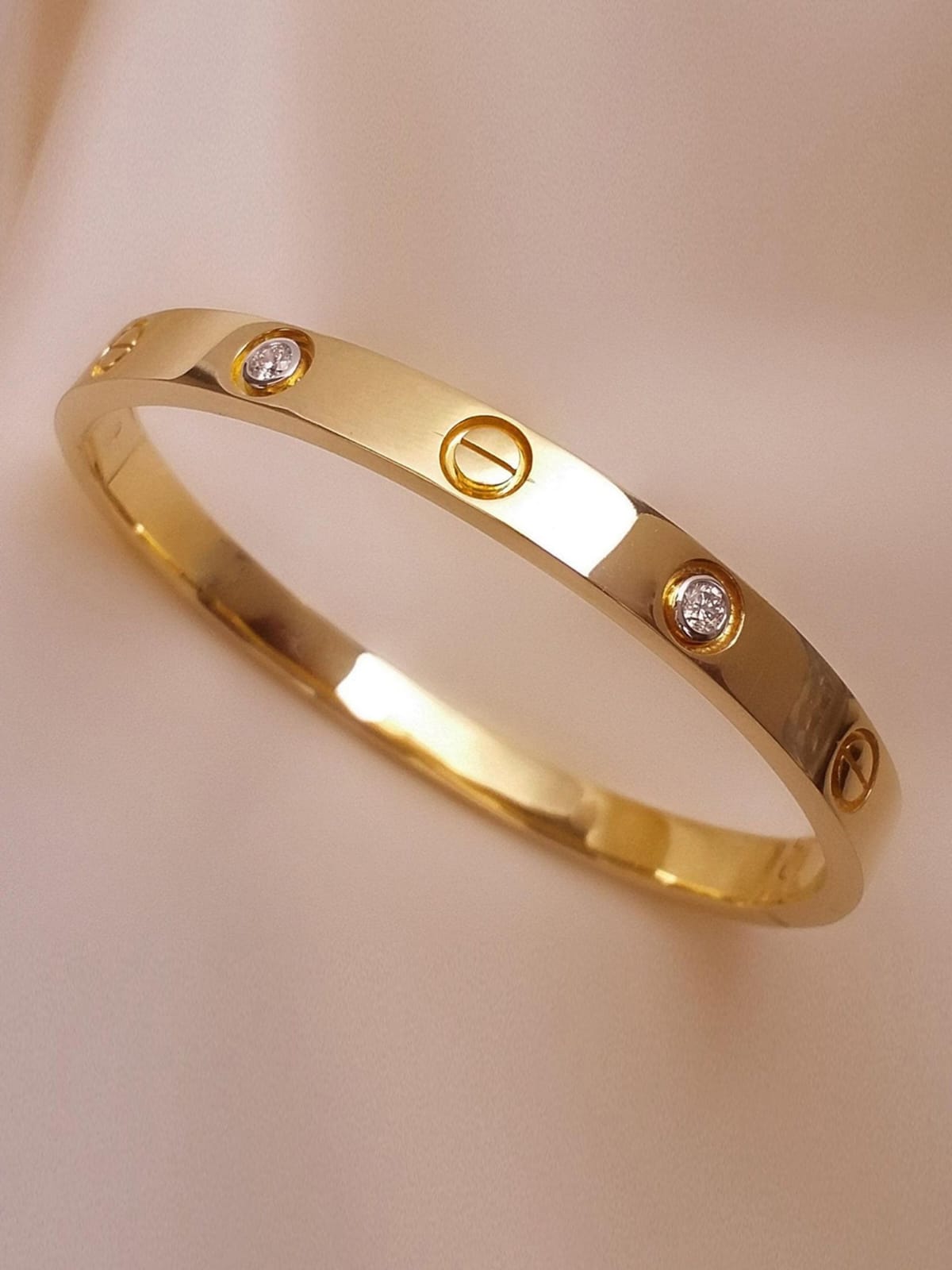 Cartier High Quality Gold Kada – Stainless Steel | Memsaabfashions