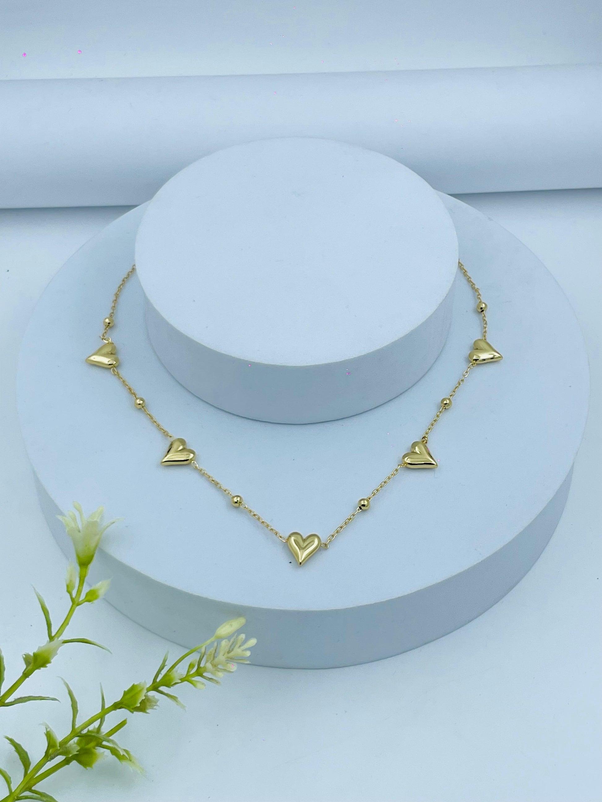 Elegant Gold Heart Necklace